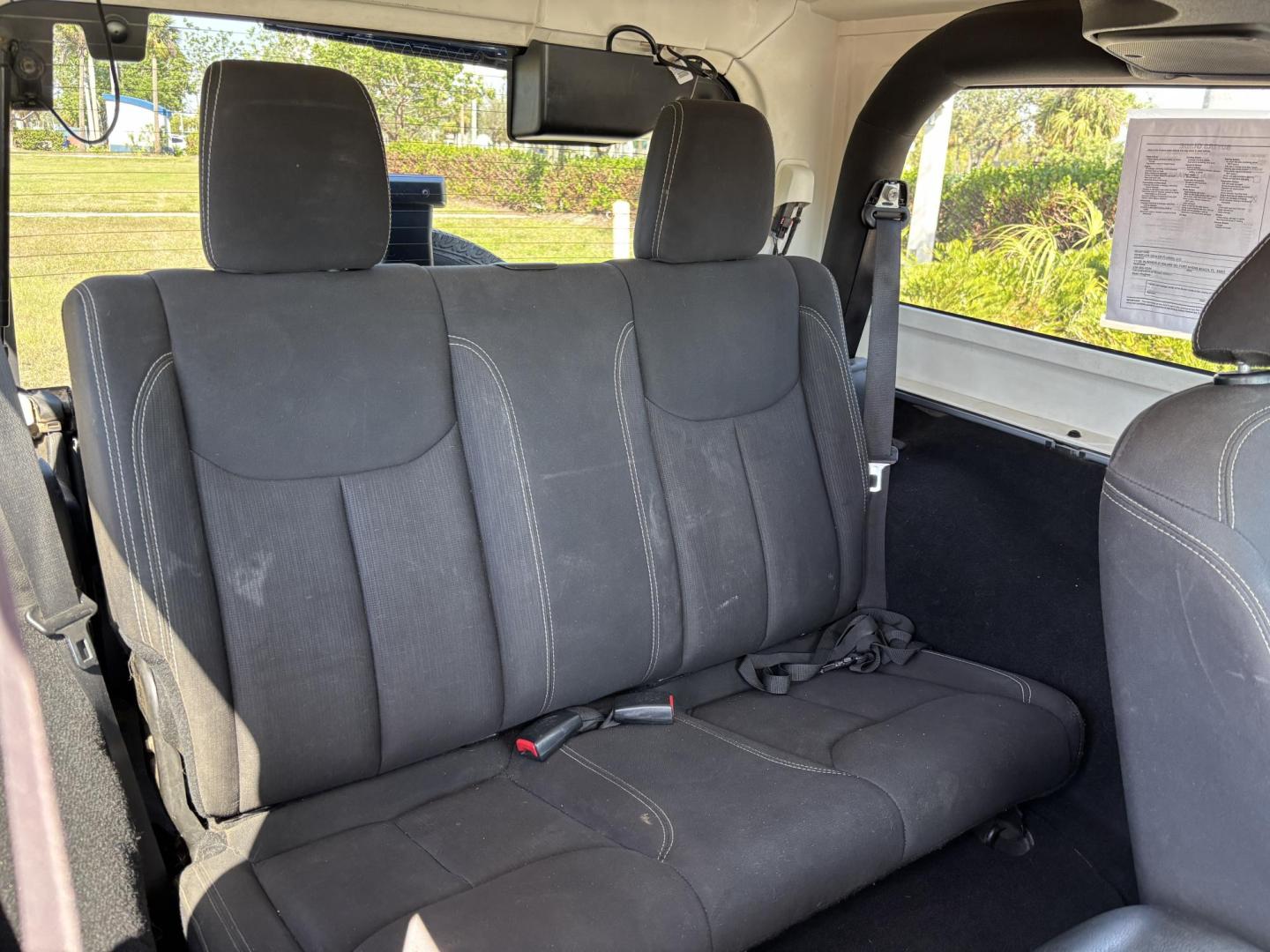 2015 SILVER /Black JEEP WRANGLER SAHARA (1C4AJWBG8FL) with an 3.6L engine, Automatic transmission, located at 11170 Summerlin Square Dr., Fort Myers Beach, FL, 33931, (239) 999-7777, 26.493546, -81.941628 - No Damage No Accident Carfax - Photo#14