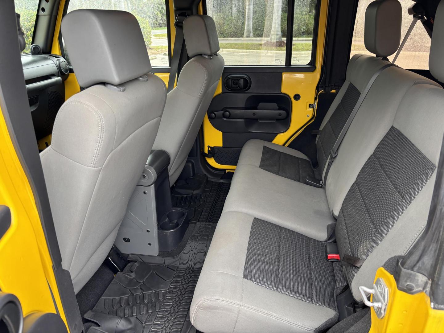 2008 YELLOW JEEP WRANGLER UNLIMI X (1J4GA39158L) with an 3.8L engine, 4-Speed Manual transmission, located at 11170 Summerlin Square Dr., Fort Myers Beach, FL, 33931, (239) 999-7777, 26.493546, -81.941628 - Manual Transmission New Cloth Top New Brakes New Rotors - Photo#18