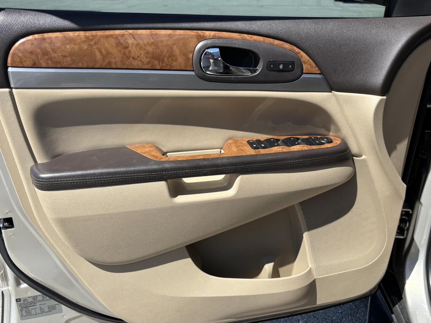 2011 GOLD /BEIGE Buick Enclave CXL-1 FWD (5GAKRBED0BJ) with an 3.6L V6 DOHC 24V engine, 6-Speed Automatic Overdrive transmission, located at 11170 Summerlin Square Dr., Fort Myers Beach, FL, 33931, (239) 999-7777, 26.493546, -81.941628 - 3rd Row - Photo#29
