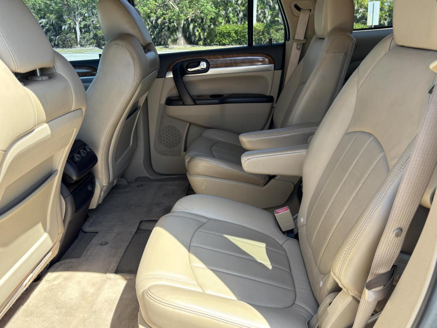 2011 GOLD /BEIGE Buick Enclave CXL-1 FWD (5GAKRBED0BJ) with an 3.6L V6 DOHC 24V engine, 6-Speed Automatic Overdrive transmission, located at 11170 Summerlin Square Dr., Fort Myers Beach, FL, 33931, (239) 999-7777, 26.493546, -81.941628 - 3rd Row - Photo#16