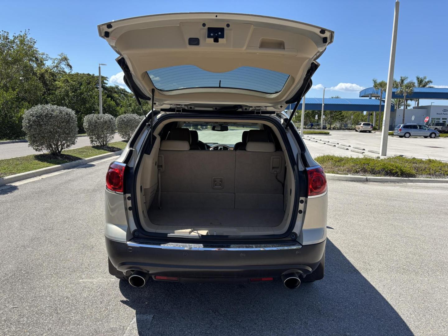 2011 GOLD /BEIGE Buick Enclave CXL-1 FWD (5GAKRBED0BJ) with an 3.6L V6 DOHC 24V engine, 6-Speed Automatic Overdrive transmission, located at 11170 Summerlin Square Dr., Fort Myers Beach, FL, 33931, (239) 999-7777, 26.493546, -81.941628 - 3rd Row - Photo#7