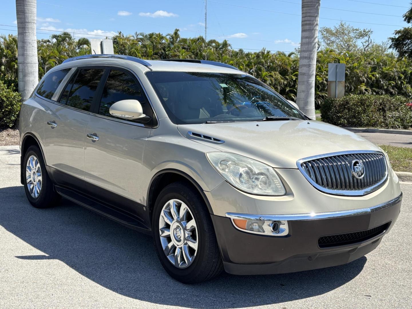 2011 GOLD /BEIGE Buick Enclave CXL-1 FWD (5GAKRBED0BJ) with an 3.6L V6 DOHC 24V engine, 6-Speed Automatic Overdrive transmission, located at 11170 Summerlin Square Dr., Fort Myers Beach, FL, 33931, (239) 999-7777, 26.493546, -81.941628 - 3rd Row - Photo#2