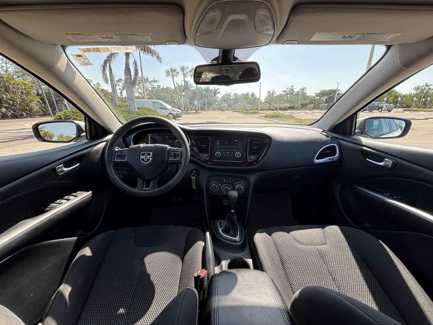 2016 WHITE /BLACK Dodge Dart SE (1C3CDFAAXGD) with an 2.0L L4 DOHC 16V TURBO engine, located at 11170 Summerlin Square Dr., Fort Myers Beach, FL, 33931, (239) 999-7777, 26.493546, -81.941628 - We have financing available and we accept trades! Fill out a credit application on our website or come by today! If you have any questions, give us a call at (239) 999 - 7777 or visit our website at firstautocredit.com. 11170 Summerlin Square Dr, Fort Myers Beach, FL 33931 1 Owner No Damag - Photo#8