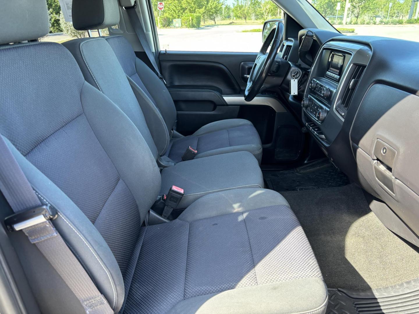 2015 BLACK Chevrolet Silverado 1500 LT Double Cab 2WD (1GCRCRECXFZ) with an 5.3L V8 OHV 16V engine, 6-Speed Automatic transmission, located at 11170 Summerlin Square Dr., Fort Myers Beach, FL, 33931, (239) 999-7777, 26.493546, -81.941628 - 2 Owner 28 Service History Records on Carfax - Photo#12