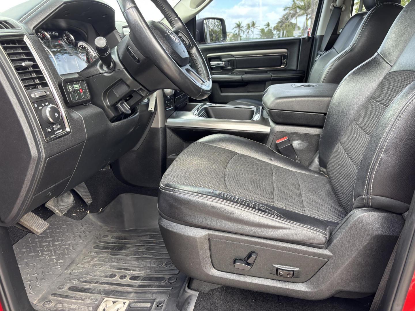 2018 RED /BLACK RAM 1500 SPORT (1C6RR7MT6JS) with an 5.7L engine, Automatic transmission, located at 11170 Summerlin Square Dr., Fort Myers Beach, FL, 33931, (239) 999-7777, 26.493546, -81.941628 - We have financing available and we accept trades! Fill out a credit application on our website or come by today! If you have any questions, give us a call at (239) 999 - 7777 or visit our website at firstautocredit.com. 11170 Summerlin Square Dr, Fort Myers Beach, FL 33931 Carfax 1 Owner N - Photo#12