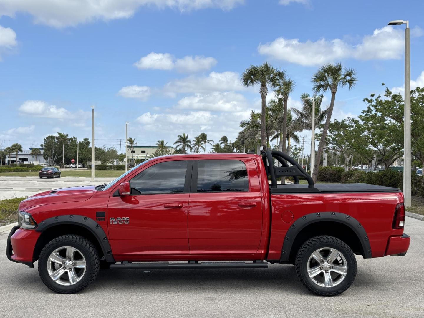 2018 RED /BLACK RAM 1500 SPORT (1C6RR7MT6JS) with an 5.7L engine, Automatic transmission, located at 11170 Summerlin Square Dr., Fort Myers Beach, FL, 33931, (239) 999-7777, 26.493546, -81.941628 - We have financing available and we accept trades! Fill out a credit application on our website or come by today! If you have any questions, give us a call at (239) 999 - 7777 or visit our website at firstautocredit.com. 11170 Summerlin Square Dr, Fort Myers Beach, FL 33931 Carfax 1 Owner N - Photo#3