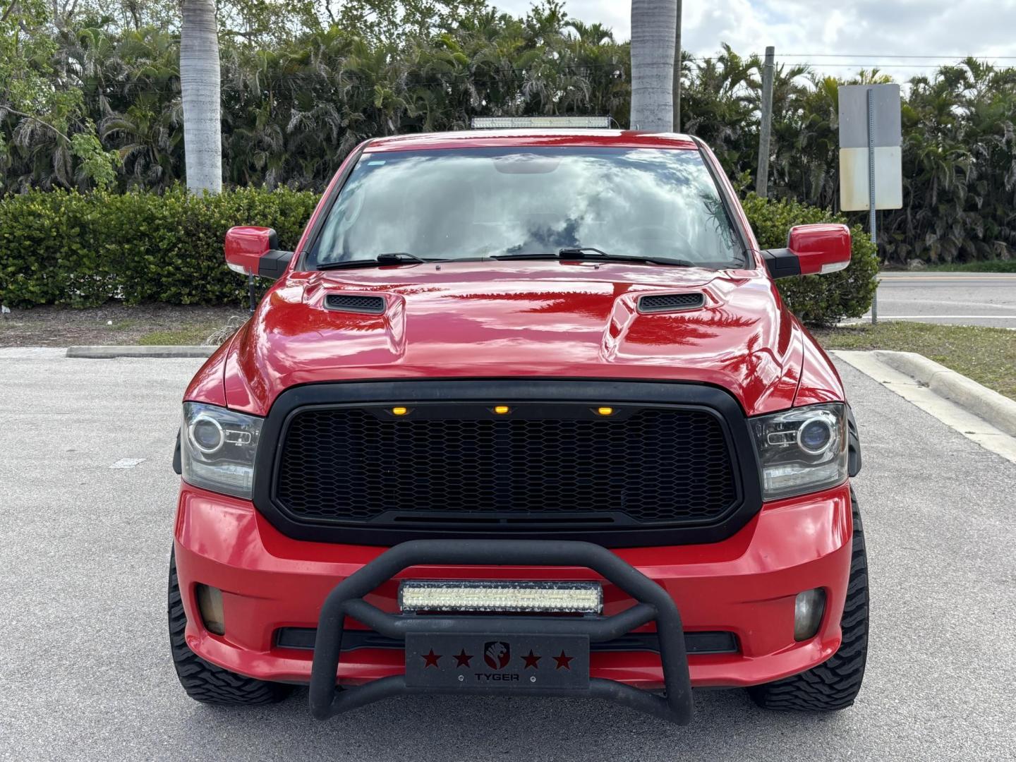 2018 RED /BLACK RAM 1500 SPORT (1C6RR7MT6JS) with an 5.7L engine, Automatic transmission, located at 11170 Summerlin Square Dr., Fort Myers Beach, FL, 33931, (239) 999-7777, 26.493546, -81.941628 - We have financing available and we accept trades! Fill out a credit application on our website or come by today! If you have any questions, give us a call at (239) 999 - 7777 or visit our website at firstautocredit.com. 11170 Summerlin Square Dr, Fort Myers Beach, FL 33931 Carfax 1 Owner N - Photo#1