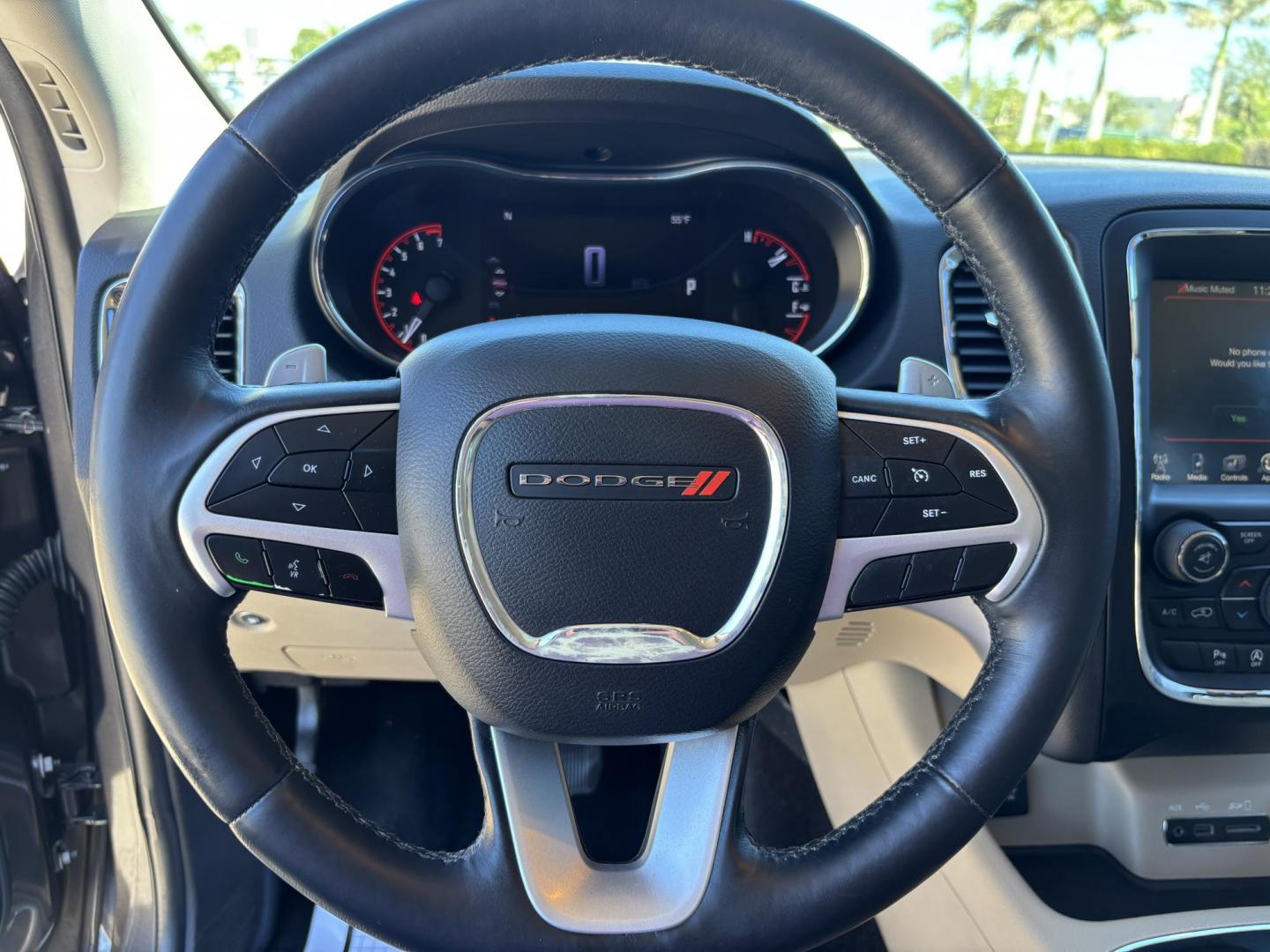 2017 GRAY /Tan Leather DODGE DURANGO GT (1C4RDHDG9HC) with an 3.6L engine, Automatic transmission, located at 11170 Summerlin Square Dr., Fort Myers Beach, FL, 33931, (239) 999-7777, 26.493546, -81.941628 - We have financing available and we accept trades! Fill out a credit application on our website or come by today! If you have any questions, give us a call at (239) 999 - 7777 or visit our website at firstautocredit.com. 11170 Summerlin Square Dr, Fort Myers Beach, FL 33931 2 Owner No Damag - Photo#23