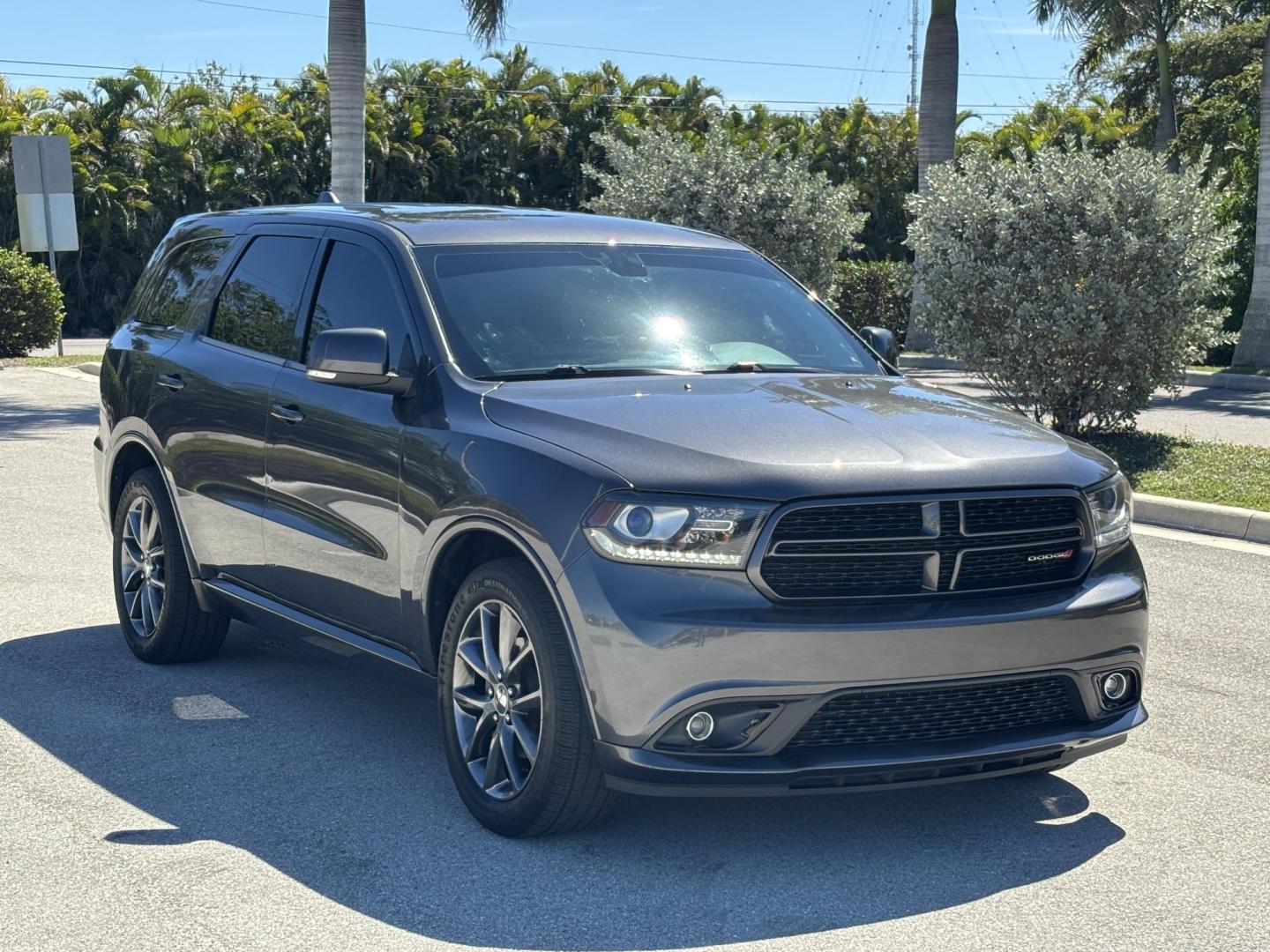 2017 GRAY /Tan Leather DODGE DURANGO GT (1C4RDHDG9HC) with an 3.6L engine, Automatic transmission, located at 11170 Summerlin Square Dr., Fort Myers Beach, FL, 33931, (239) 999-7777, 26.493546, -81.941628 - We have financing available and we accept trades! Fill out a credit application on our website or come by today! If you have any questions, give us a call at (239) 999 - 7777 or visit our website at firstautocredit.com. 11170 Summerlin Square Dr, Fort Myers Beach, FL 33931 2 Owner No Damag - Photo#2