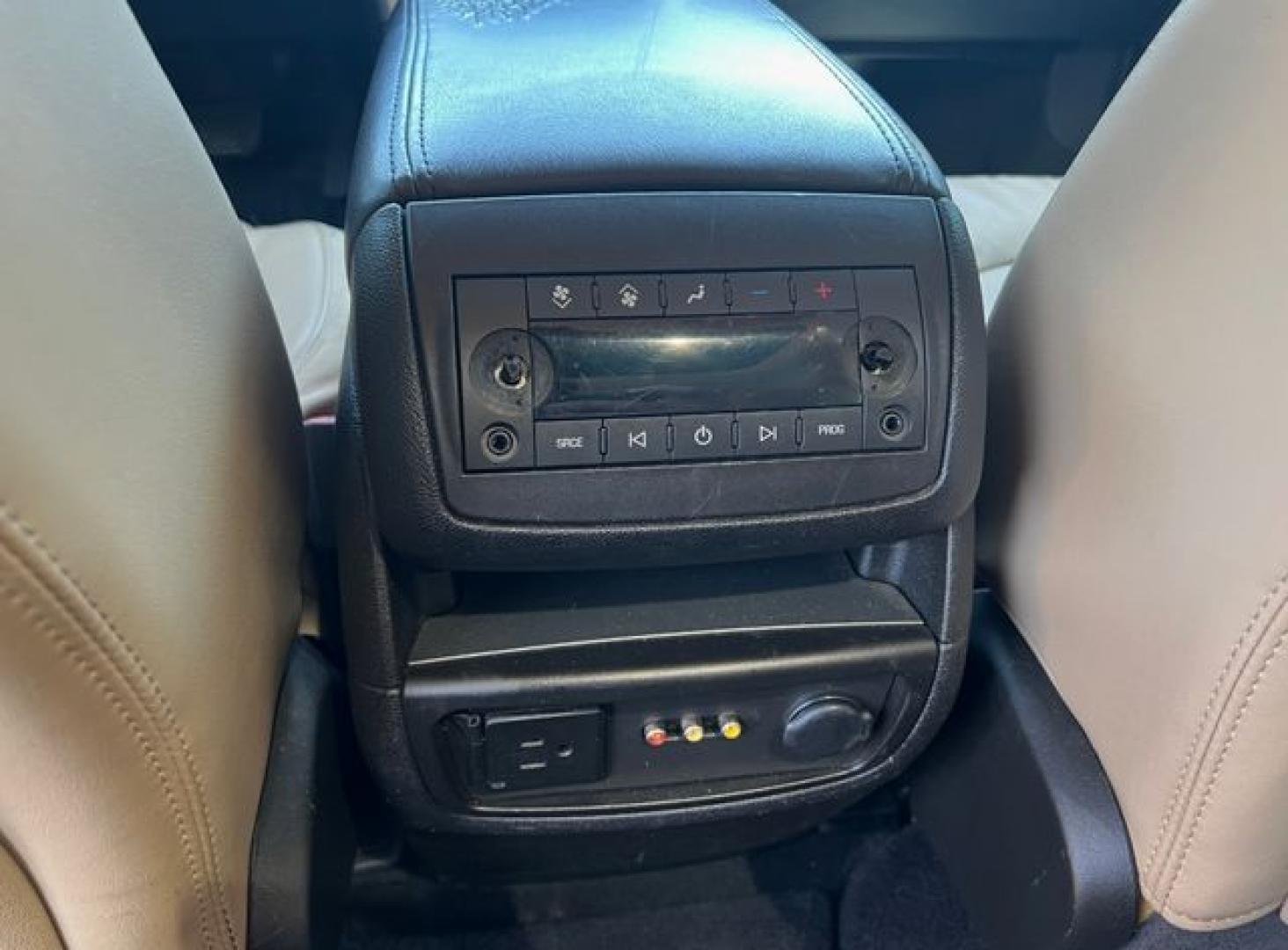 2012 WHITE /Tan Leather CHEVROLET TRAVERSE LTZ (1GNKVLED1CJ) with an 3.6L engine, Automatic transmission, located at 11170 Summerlin Square Dr., Fort Myers Beach, FL, 33931, (239) 999-7777, 26.493546, -81.941628 - Rear Entertainment Bucket Seats Mid Row 3rd Row - Photo#39