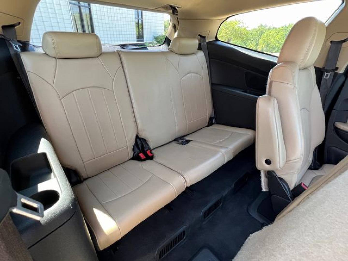 2012 WHITE /Tan Leather CHEVROLET TRAVERSE LTZ (1GNKVLED1CJ) with an 3.6L engine, Automatic transmission, located at 11170 Summerlin Square Dr., Fort Myers Beach, FL, 33931, (239) 999-7777, 26.493546, -81.941628 - Rear Entertainment Bucket Seats Mid Row 3rd Row - Photo#17