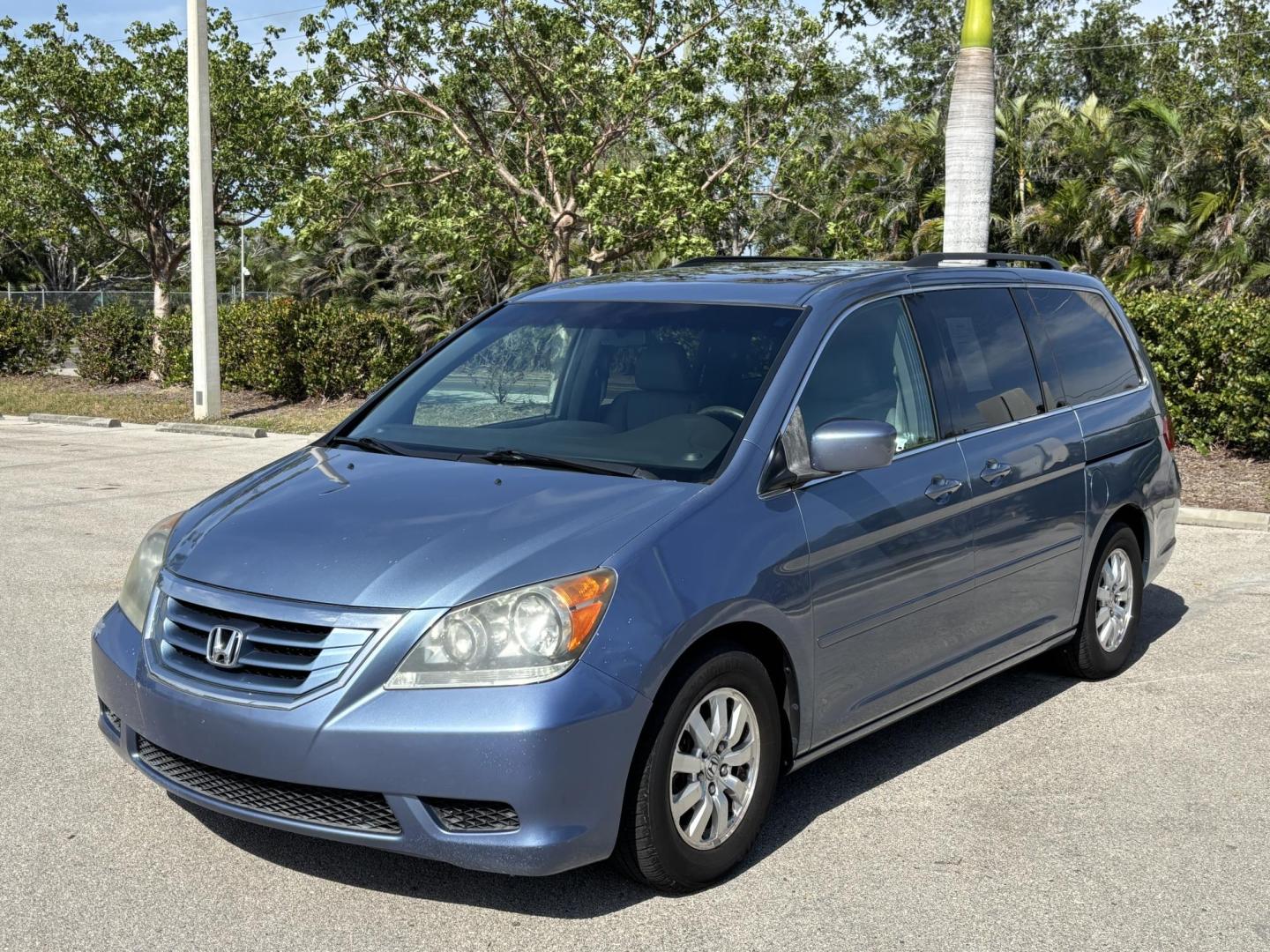 2009 BLUE /TAN Honda Odyssey EX-L (5FNRL38619B) with an 3.5L V6 SOHC 24V engine, 5-Speed Automatic transmission, located at 11170 Summerlin Square Dr., Fort Myers Beach, FL, 33931, (239) 999-7777, 26.493546, -81.941628 - Photo#0