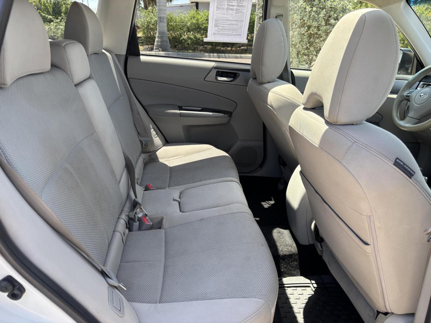 2013 WHITE /TAN Subaru Forester 2.5X Premium (JF2SHADC3DH) with an 2.5L H4 SOHC 16V engine, AUTOMATIC transmission, located at 11170 Summerlin Square Dr., Fort Myers Beach, FL, 33931, (239) 999-7777, 26.493546, -81.941628 - SALVAGE TITLE (2014) Issued We have financing available and we accept trades! Fill out a credit application on our website or come by today! If you have any questions, give us a call at (239) 999 - 7777 or visit our website at firstautocredit.com. 11170 Summerlin Square Dr, Fort Myers Beach - Photo#12