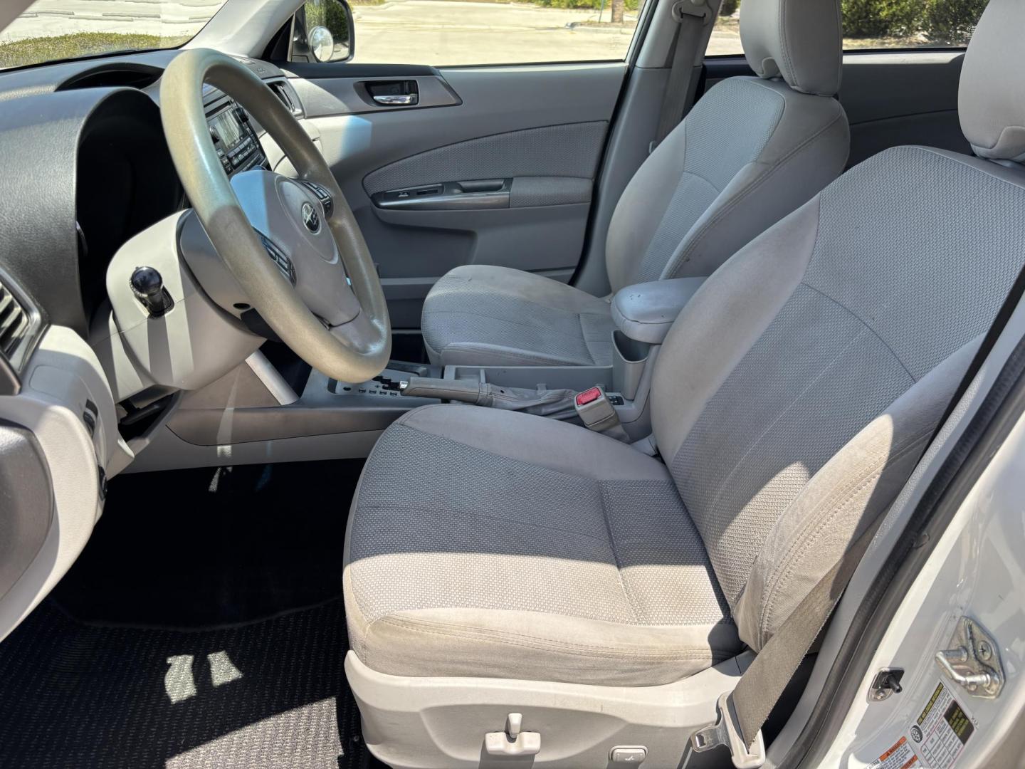 2013 WHITE /TAN Subaru Forester 2.5X Premium (JF2SHADC3DH) with an 2.5L H4 SOHC 16V engine, AUTOMATIC transmission, located at 11170 Summerlin Square Dr., Fort Myers Beach, FL, 33931, (239) 999-7777, 26.493546, -81.941628 - SALVAGE TITLE (2014) Issued We have financing available and we accept trades! Fill out a credit application on our website or come by today! If you have any questions, give us a call at (239) 999 - 7777 or visit our website at firstautocredit.com. 11170 Summerlin Square Dr, Fort Myers Beach - Photo#9