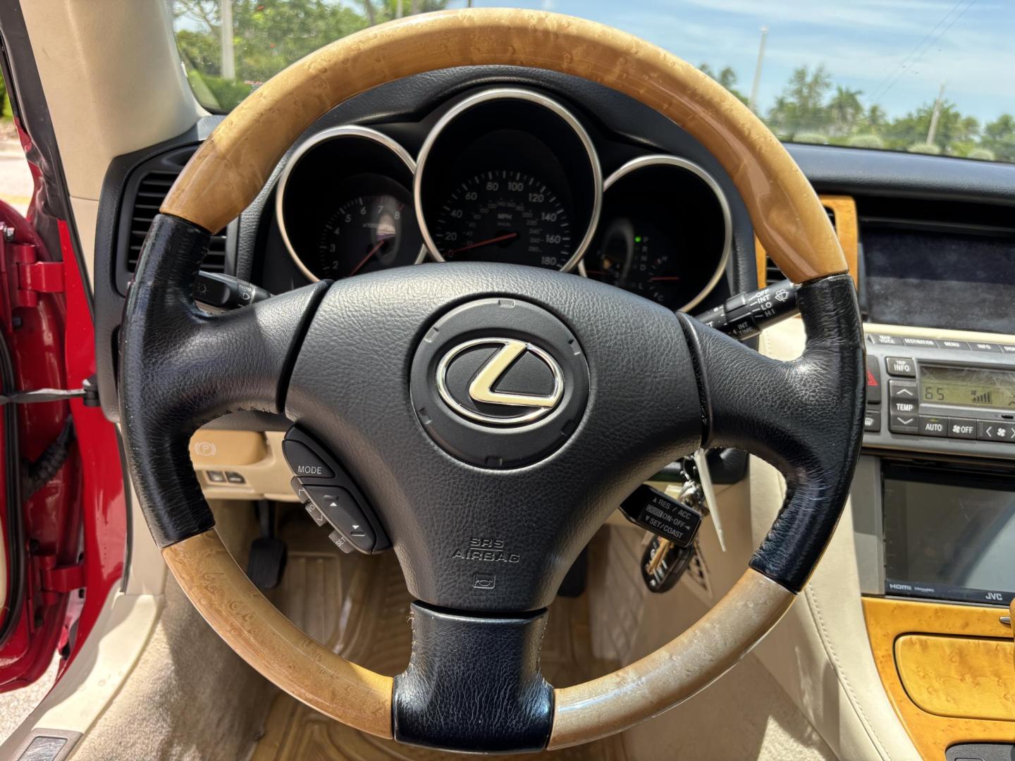 2002 RED /BEIGE Lexus SC 430 Convertible Hardtop Convertible (JTHFN48Y120) with an 4.3L V8 DOHC 32V engine, 5-Speed Automatic Overdrive transmission, located at 11170 Summerlin Square Dr., Fort Myers Beach, FL, 33931, (239) 999-7777, 26.493546, -81.941628 - 4 New Tires We have financing available and we accept trades! Fill out a credit application on our website or come by today! If you have any questions, give us a call at (239) 999 - 7777 or visit our website at firstautocredit.com. 11170 Summerlin Square Dr, Fort Myers Beach, FL 33931 Ca - Photo#27