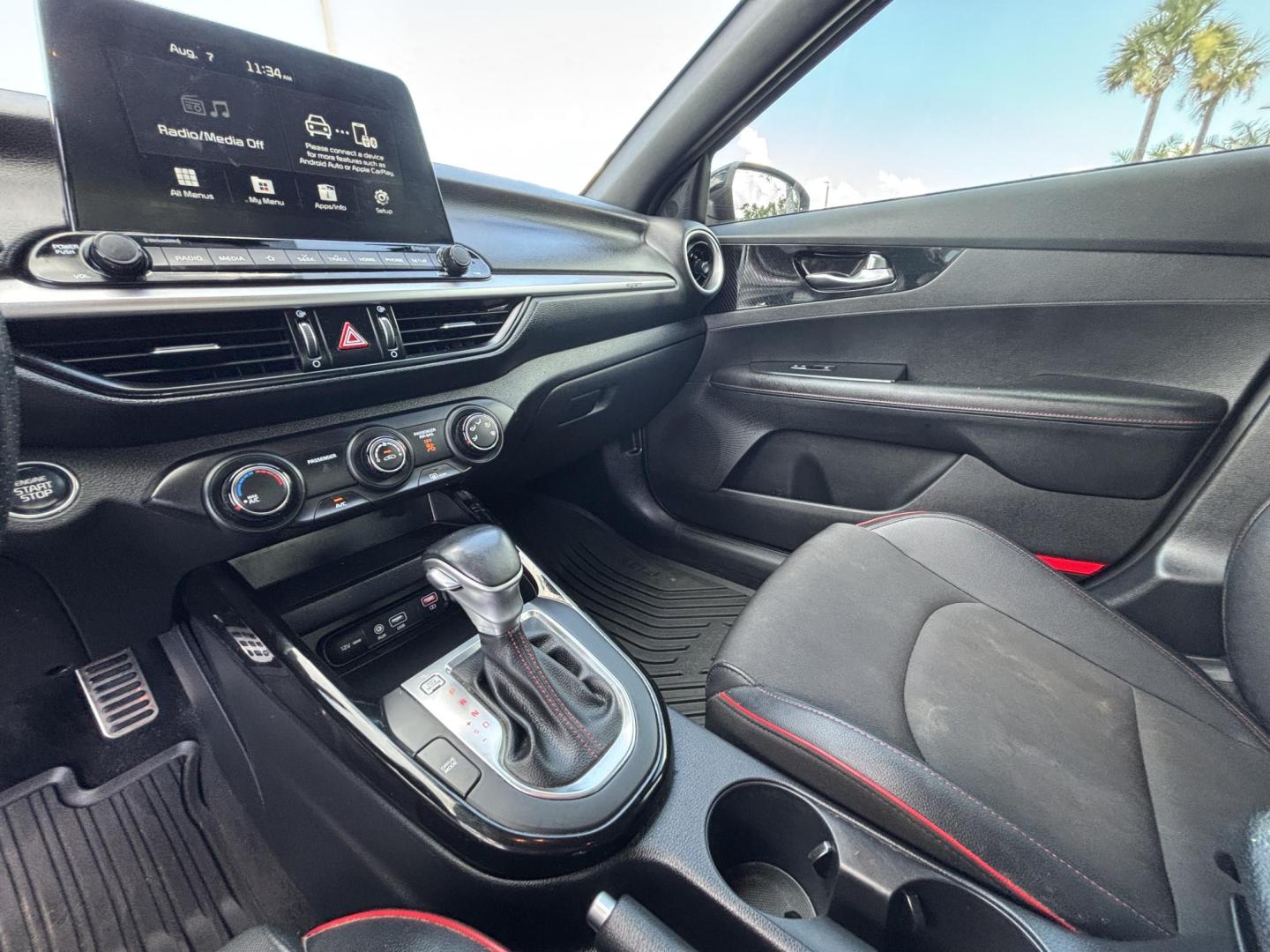 2021 GRAY Kia Forte GT 7A (3KPF44AC7ME) with an 1.6L L4 DOHC 16V engine, 7A transmission, located at 11170 Summerlin Square Dr., Fort Myers Beach, FL, 33931, (239) 999-7777, 26.493546, -81.941628 - We have financing available and we accept trades! Fill out a credit application on our website or come by today! If you have any questions, give us a call at (239) 999 - 7777 or visit our website at firstautocredit.com. 11170 Summerlin Square Dr, Fort Myers Beach, FL 33931 Carfax 1 Owner - Photo#10