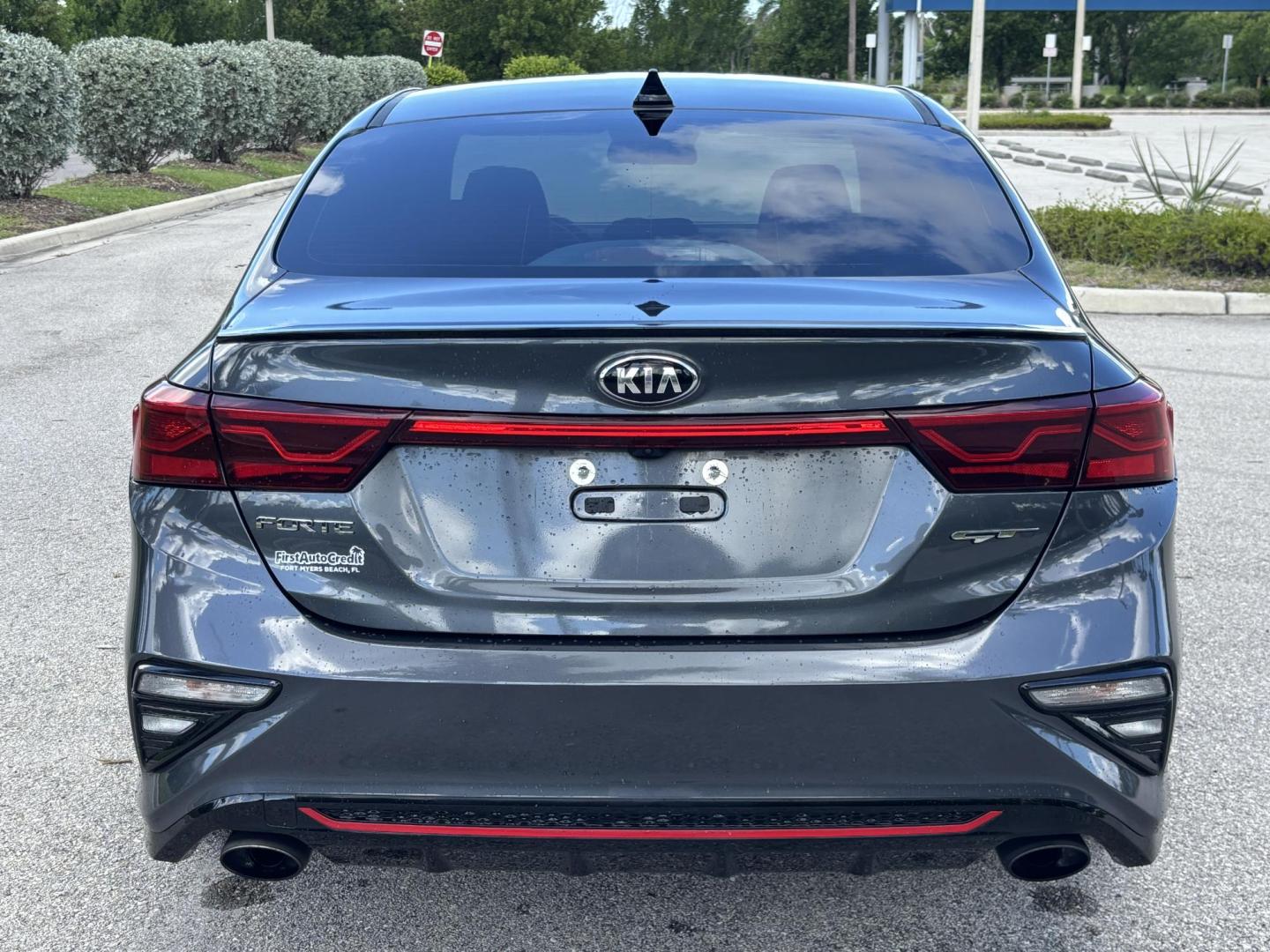 2021 GRAY Kia Forte GT 7A (3KPF44AC7ME) with an 1.6L L4 DOHC 16V engine, 7A transmission, located at 11170 Summerlin Square Dr., Fort Myers Beach, FL, 33931, (239) 999-7777, 26.493546, -81.941628 - We have financing available and we accept trades! Fill out a credit application on our website or come by today! If you have any questions, give us a call at (239) 999 - 7777 or visit our website at firstautocredit.com. 11170 Summerlin Square Dr, Fort Myers Beach, FL 33931 Carfax 1 Owner - Photo#5