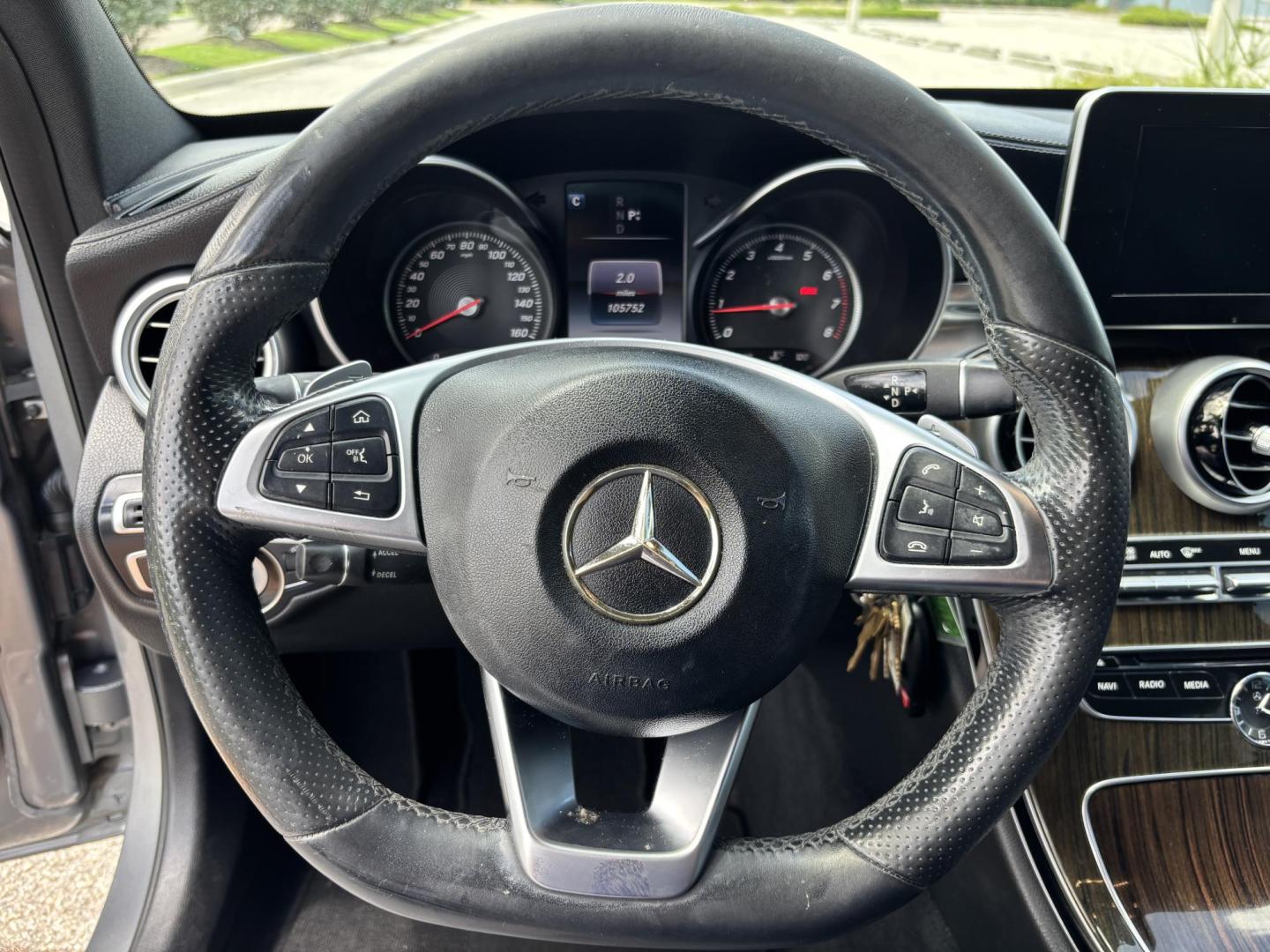2016 SILVER Mercedes-Benz C-Class C300 Sedan (55SWF4JBXGU) with an 2.0L L4 DOHC 16V engine, 7A transmission, located at 11170 Summerlin Square Dr., Fort Myers Beach, FL, 33931, (239) 999-7777, 26.493546, -81.941628 - Photo#22