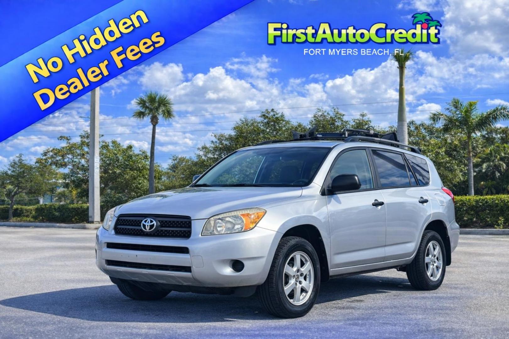 2006 SILVER /BLACK Toyota RAV4 Base I4 2WD (JTMZD33V765) with an 2.4L L4 DOHC 16V engine, 4-Speed Automatic transmission, located at 11170 Summerlin Square Dr., Fort Myers Beach, FL, 33931, (239) 999-7777, 26.493546, -81.941628 - Photo#0