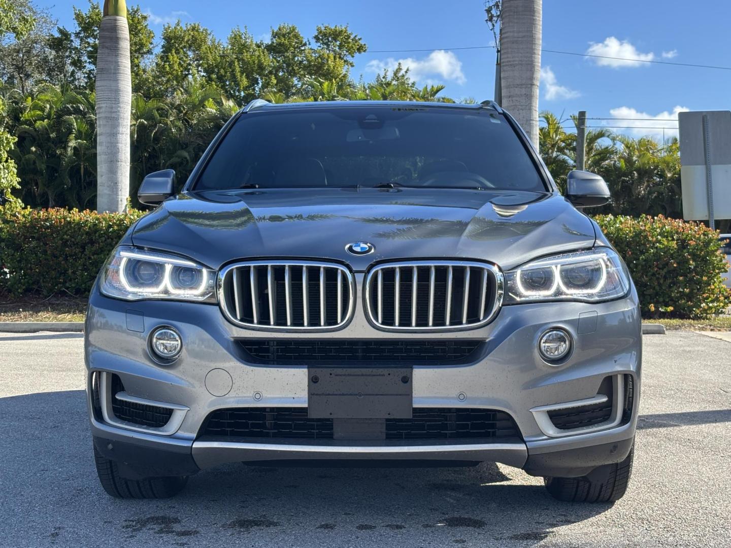 2017 GRAY /BLACK LEATHER BMW X5 xDrive50i (5UXKR6C3XH0) with an 4.8L V8 DOHC 32V engine, 8A transmission, located at 11170 Summerlin Square Dr., Fort Myers Beach, FL, 33931, (239) 999-7777, 26.493546, -81.941628 - Photo#2