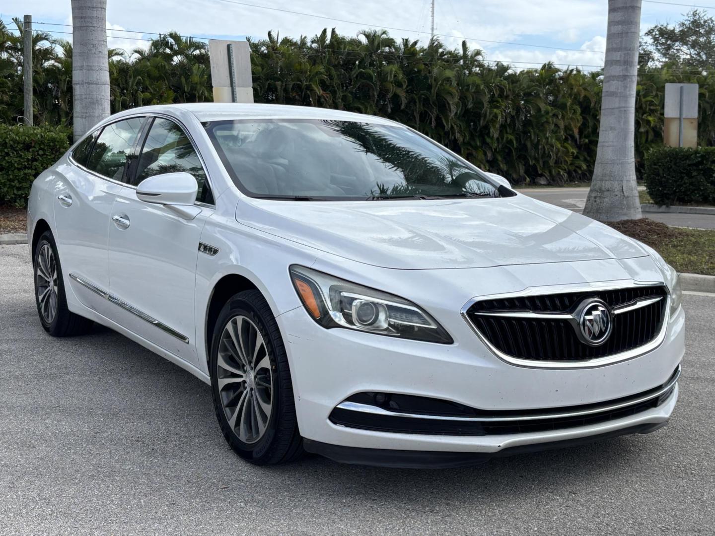 2018 WHITE /BEIGE LEATHER Buick LaCrosse Essence (1G4ZP5SS7JU) with an 3.6L V6 DOHC 24V engine, 8A transmission, located at 11170 Summerlin Square Dr., Fort Myers Beach, FL, 33931, (239) 999-7777, 26.493546, -81.941628 - Photo#1