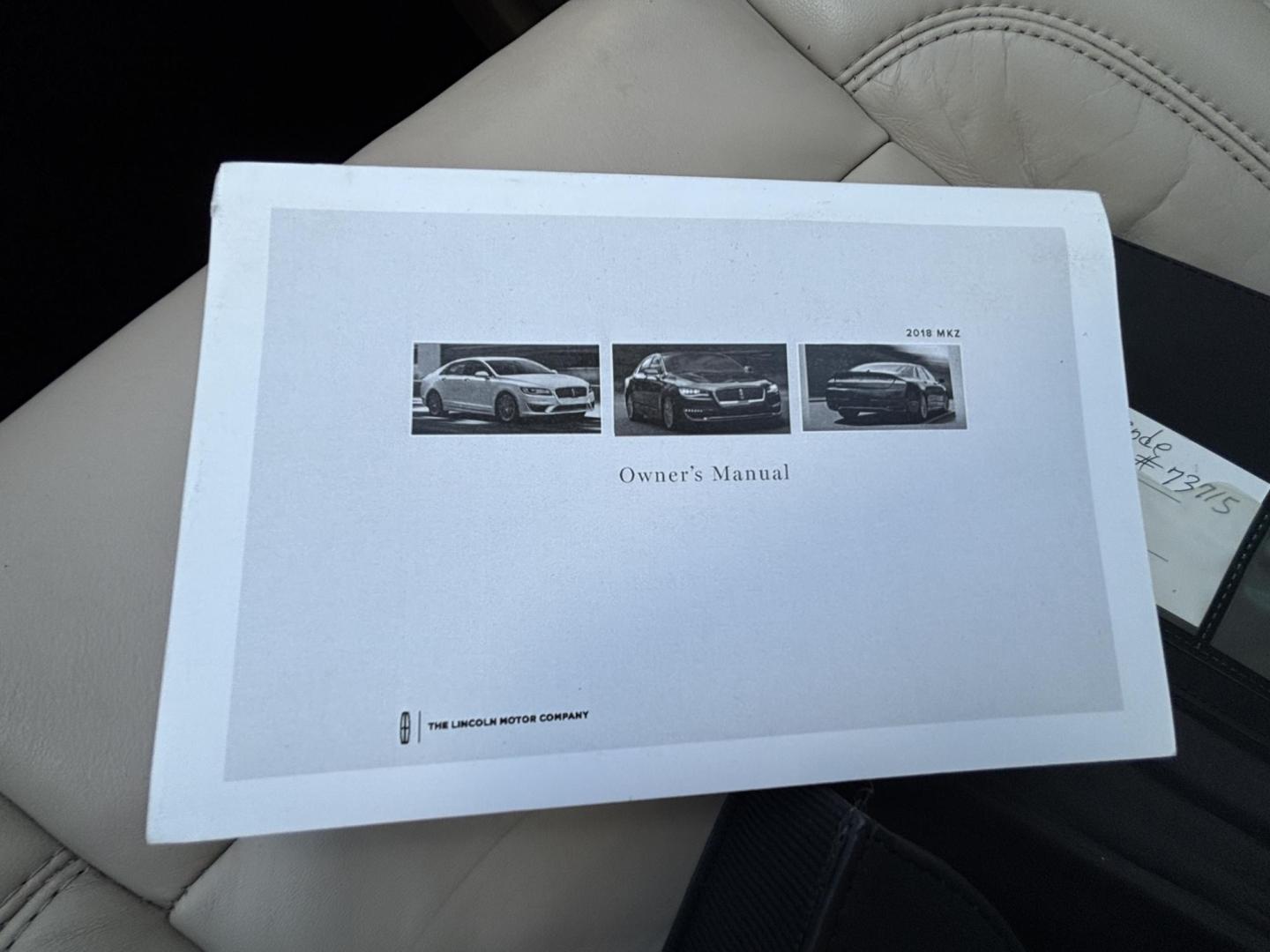 2018 BLUE /BEIGE LEATHER Lincoln MKZ Hybrid Select (3LN6L5LU9JR) with an 2.0L L4 DOHC 16V HYBRID engine, CVT transmission, located at 11170 Summerlin Square Dr., Fort Myers Beach, FL, 33931, (239) 999-7777, 26.493546, -81.941628 - Photo#28