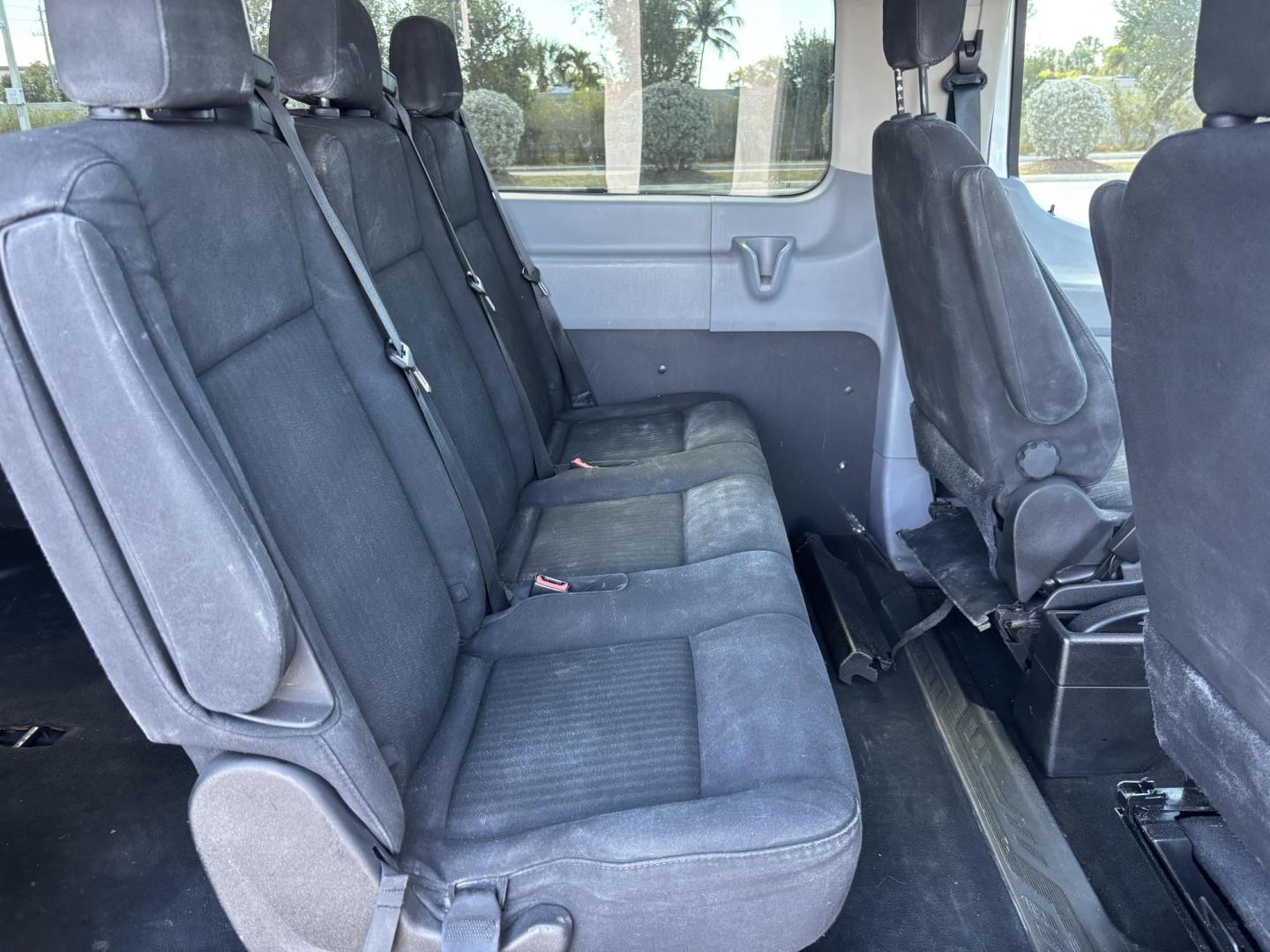 2016 WHITE /black Ford Transit 350 Wagon Low Roof XLT 60/40 Pass. 148-in. WB (1FBZX2ZM4GK) with an 3.7L V6 DOHC 24V engine, 6A transmission, located at 11170 Summerlin Square Dr., Fort Myers Beach, FL, 33931, (239) 999-7777, 26.493546, -81.941628 - Photo#19