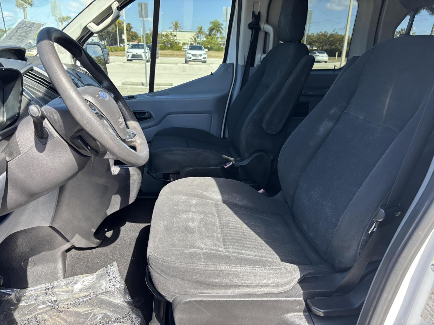 2016 WHITE /black Ford Transit 350 Wagon Low Roof XLT 60/40 Pass. 148-in. WB (1FBZX2ZM4GK) with an 3.7L V6 DOHC 24V engine, 6A transmission, located at 11170 Summerlin Square Dr., Fort Myers Beach, FL, 33931, (239) 999-7777, 26.493546, -81.941628 - Photo#9