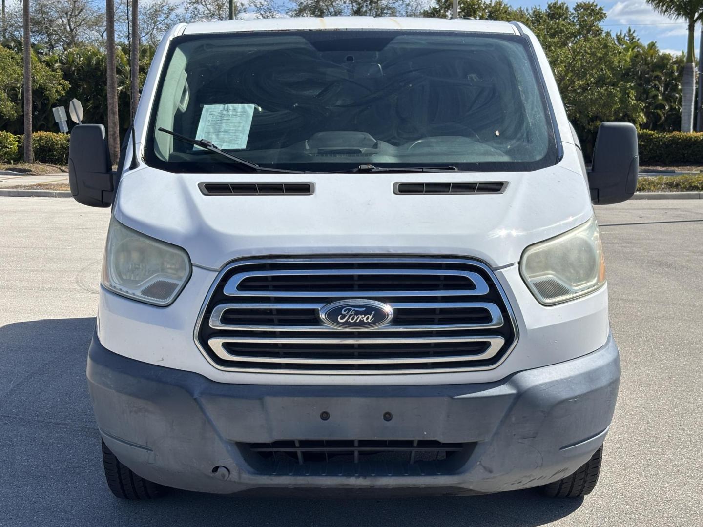 2016 WHITE /black Ford Transit 350 Wagon Low Roof XLT 60/40 Pass. 148-in. WB (1FBZX2ZM4GK) with an 3.7L V6 DOHC 24V engine, 6A transmission, located at 11170 Summerlin Square Dr., Fort Myers Beach, FL, 33931, (239) 999-7777, 26.493546, -81.941628 - Photo#2
