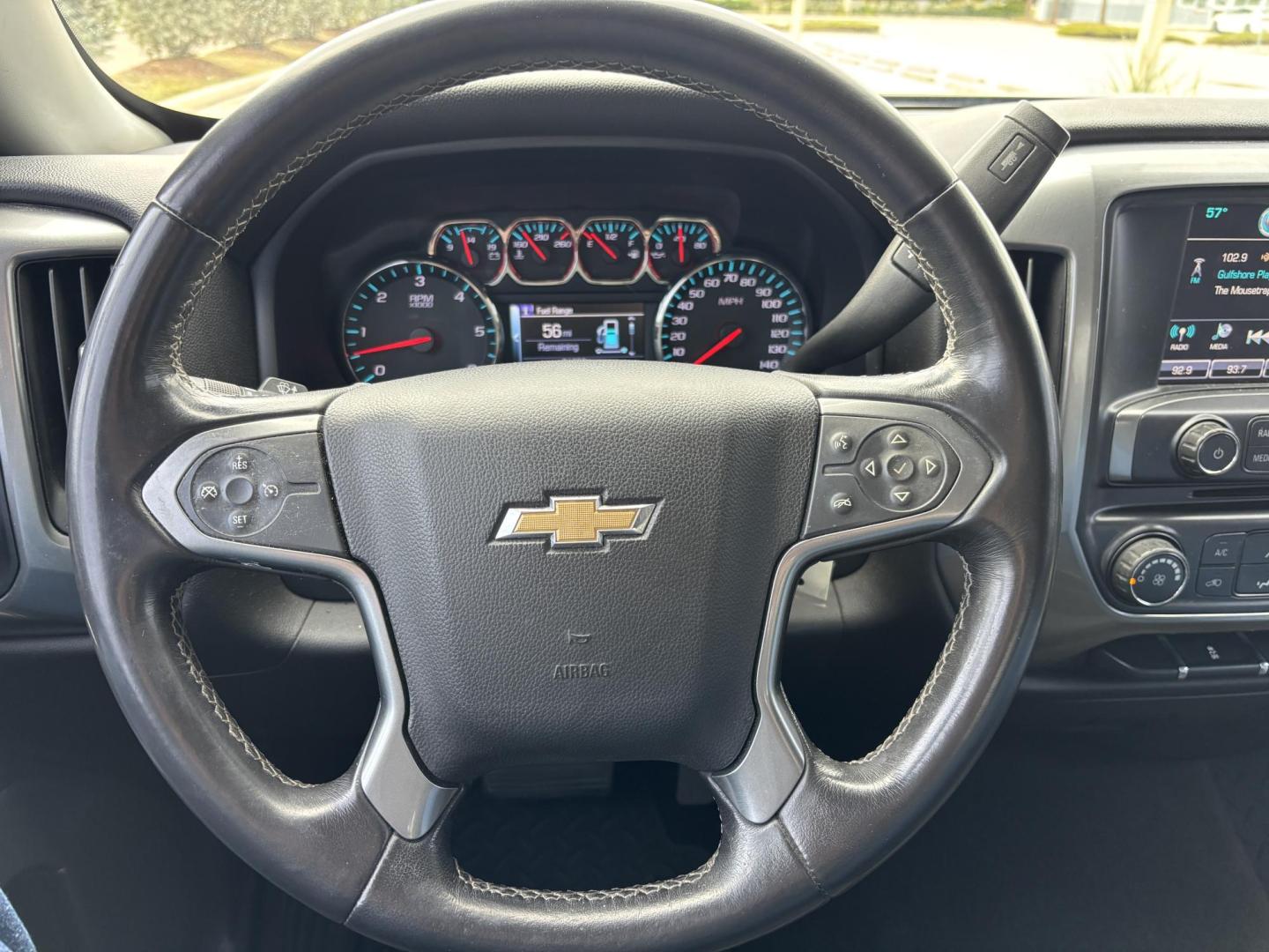 2017 BLACK /black Chevrolet Silverado 1500 LT Double Cab 4WD (1GCVKREH8HZ) with an 4.3L V6 OHV 12V engine, 6A transmission, located at 11170 Summerlin Square Dr., Fort Myers Beach, FL, 33931, (239) 999-7777, 26.493546, -81.941628 - 4 Wheel Drive - Photo#14