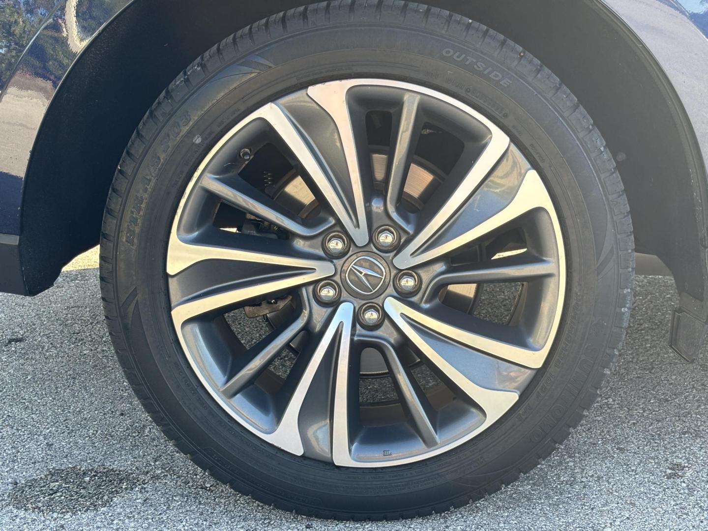 2019 BLUE /LIGHT GRAY LEATHER Acura MDX 9-Spd AT w/Tech Package (5J8YD3H56KL) with an 3.5L V6 SOHC 24V engine, 9A transmission, located at 11170 Summerlin Square Dr., Fort Myers Beach, FL, 33931, (239) 999-7777, 26.493546, -81.941628 - Photo#44