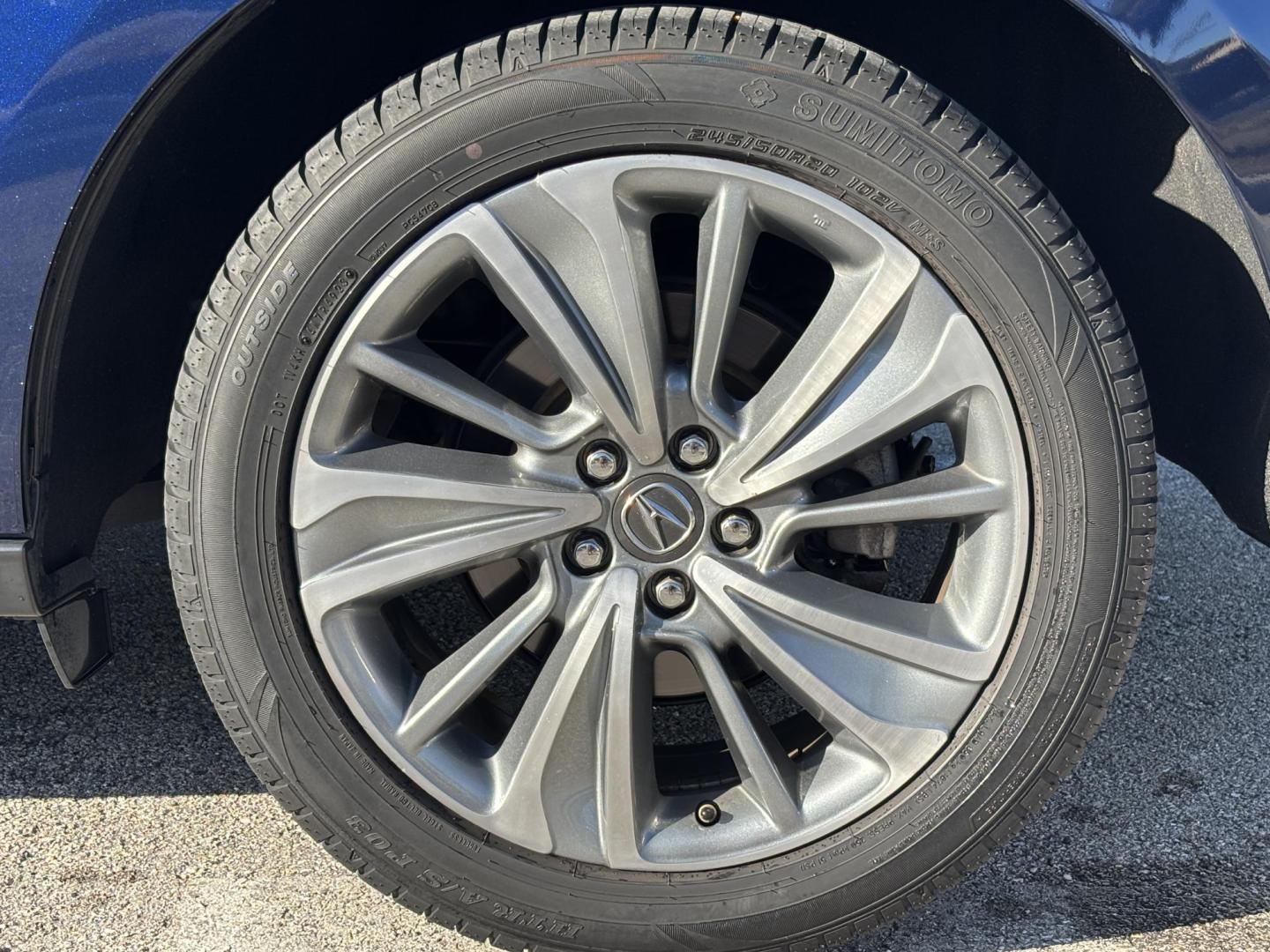 2019 BLUE /LIGHT GRAY LEATHER Acura MDX 9-Spd AT w/Tech Package (5J8YD3H56KL) with an 3.5L V6 SOHC 24V engine, 9A transmission, located at 11170 Summerlin Square Dr., Fort Myers Beach, FL, 33931, (239) 999-7777, 26.493546, -81.941628 - Photo#45