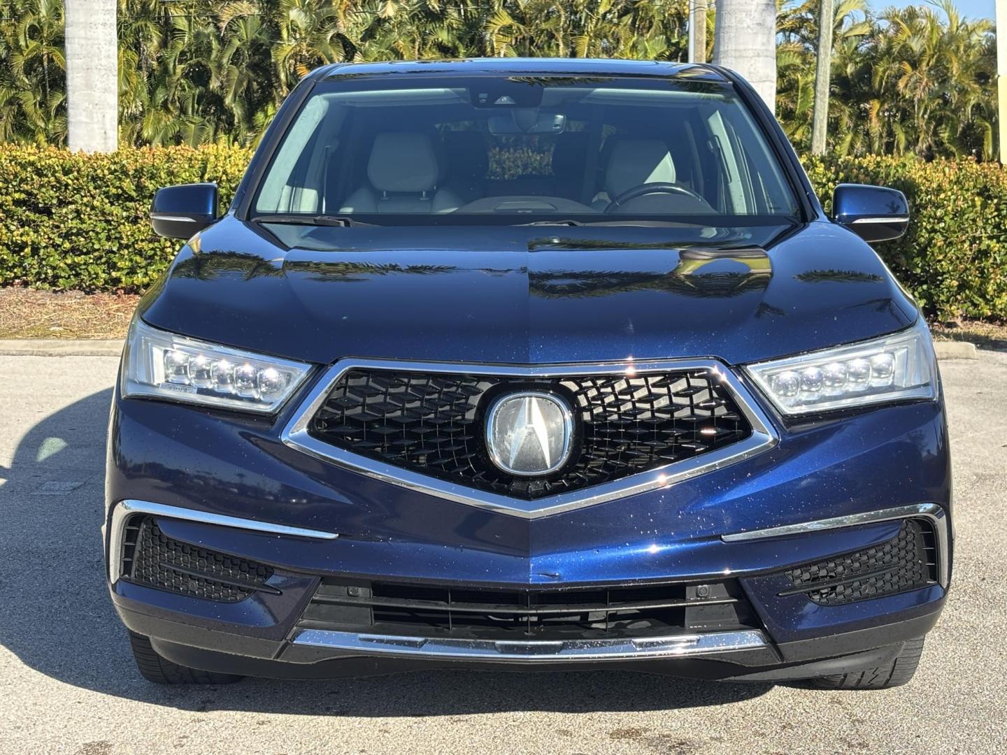 2019 BLUE /LIGHT GRAY LEATHER Acura MDX 9-Spd AT w/Tech Package (5J8YD3H56KL) with an 3.5L V6 SOHC 24V engine, 9A transmission, located at 11170 Summerlin Square Dr., Fort Myers Beach, FL, 33931, (239) 999-7777, 26.493546, -81.941628 - Photo#2
