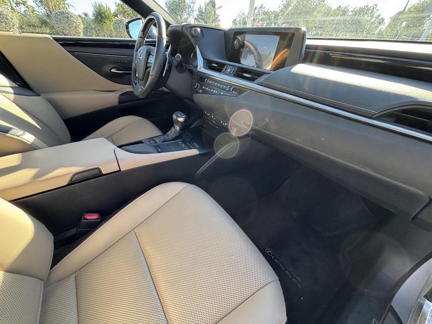 2019 SILVER /BEIGE LEATHER Lexus ES 350 Luxury (58ABZ1B12KU) with an 3.5L V6 DOHC 24V engine, 8A transmission, located at 11170 Summerlin Square Dr., Fort Myers Beach, FL, 33931, (239) 999-7777, 26.493546, -81.941628 - Photo#12
