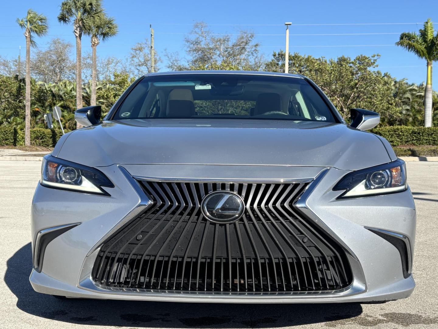 2019 SILVER /BEIGE LEATHER Lexus ES 350 Luxury (58ABZ1B12KU) with an 3.5L V6 DOHC 24V engine, 8A transmission, located at 11170 Summerlin Square Dr., Fort Myers Beach, FL, 33931, (239) 999-7777, 26.493546, -81.941628 - Photo#2