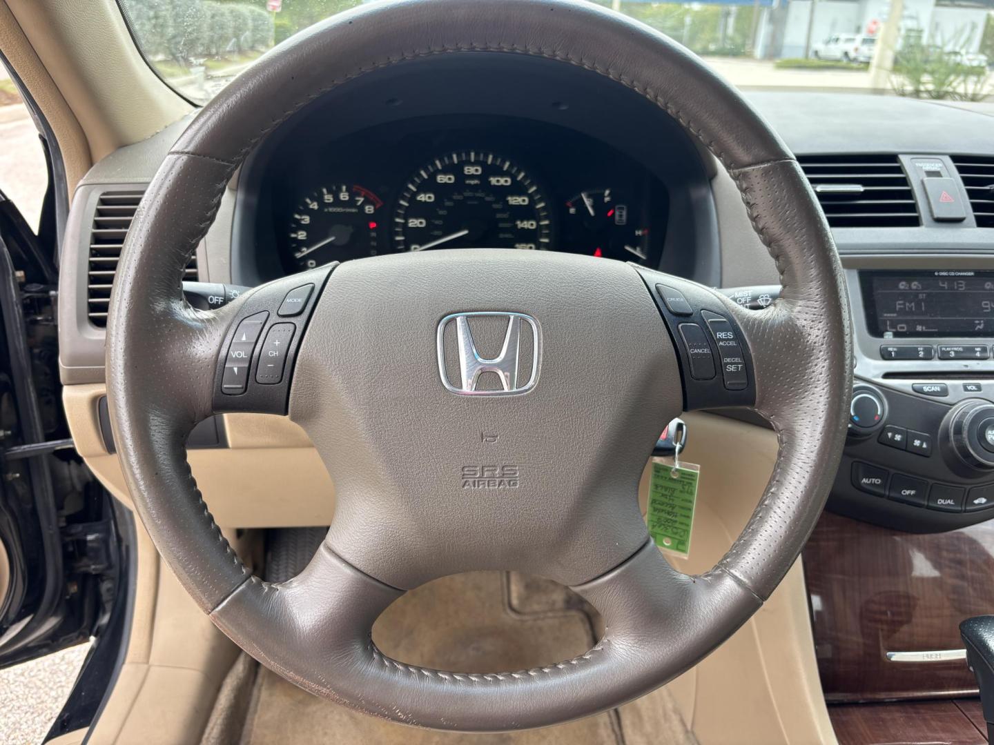 2007 BLACK /BEIGE LEATHER Honda Accord EX-L Sedan AT (1HGCM56807A) with an 2.4L L4 DOHC 16V engine, 5-Speed Automatic Overdrive transmission, located at 11170 Summerlin Square Dr., Fort Myers Beach, FL, 33931, (239) 999-7777, 26.493546, -81.941628 - Cash Only - Photo#19