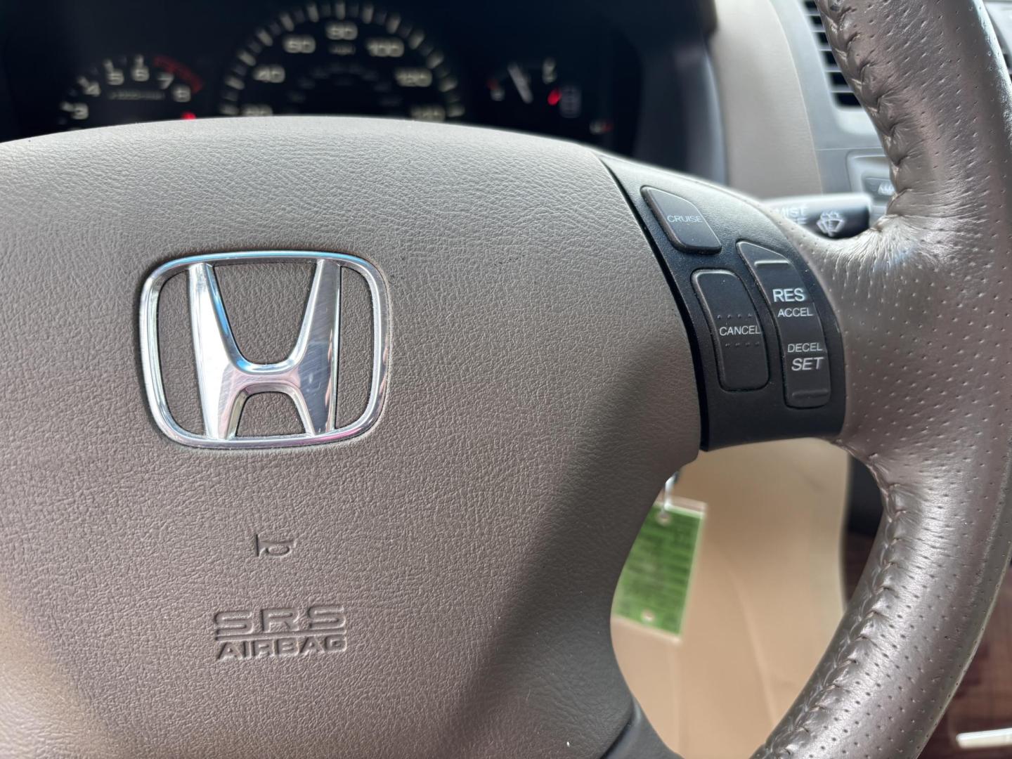 2007 BLACK /BEIGE LEATHER Honda Accord EX-L Sedan AT (1HGCM56807A) with an 2.4L L4 DOHC 16V engine, 5-Speed Automatic Overdrive transmission, located at 11170 Summerlin Square Dr., Fort Myers Beach, FL, 33931, (239) 999-7777, 26.493546, -81.941628 - Cash Only - Photo#21