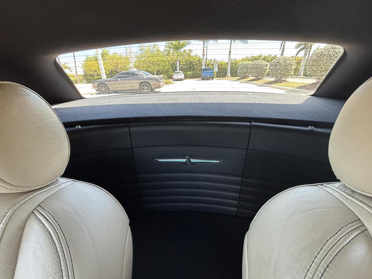 2004 MAROON /BEIGE LEATHER Ford Thunderbird Deluxe (1FAHP60A04Y) with an 3.9L V8 DOHC 32V engine, 5-Speed Automatic Overdrive transmission, located at 11170 Summerlin Square Dr., Fort Myers Beach, FL, 33931, (239) 999-7777, 26.493546, -81.941628 - Photo#35