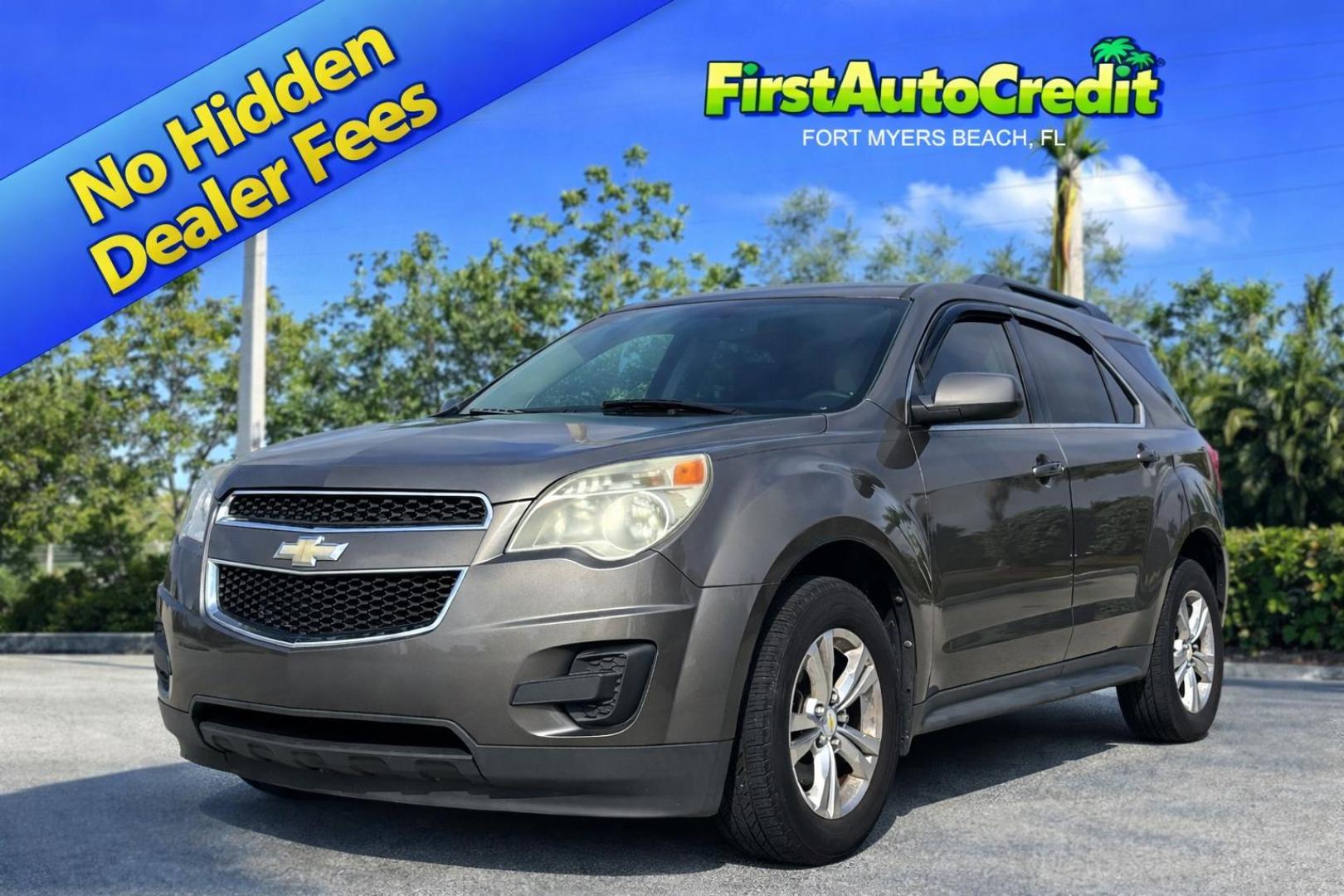2011 BROWN /BLACK Chevrolet Equinox 1LT 2WD (2CNALDEC4B6) with an 2.4L L4 DOHC 16V engine, 6-Speed Automatic transmission, located at 11170 Summerlin Square Dr., Fort Myers Beach, FL, 33931, (239) 999-7777, 26.493546, -81.941628 - Photo#0