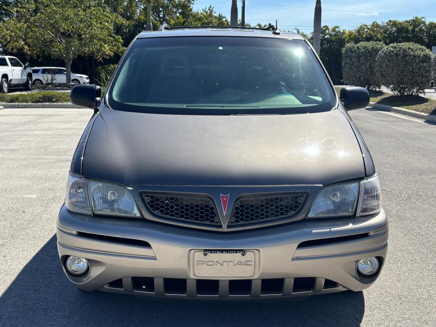 2002 BROWN /BEIGE LEATHER Pontiac Montana 1SA Extended (1GMDX13E42D) with an 3.4L V6 OHV 12V engine, 4-Speed Automatic Overdrive transmission, located at 11170 Summerlin Square Dr., Fort Myers Beach, FL, 33931, (239) 999-7777, 26.493546, -81.941628 - Photo#2