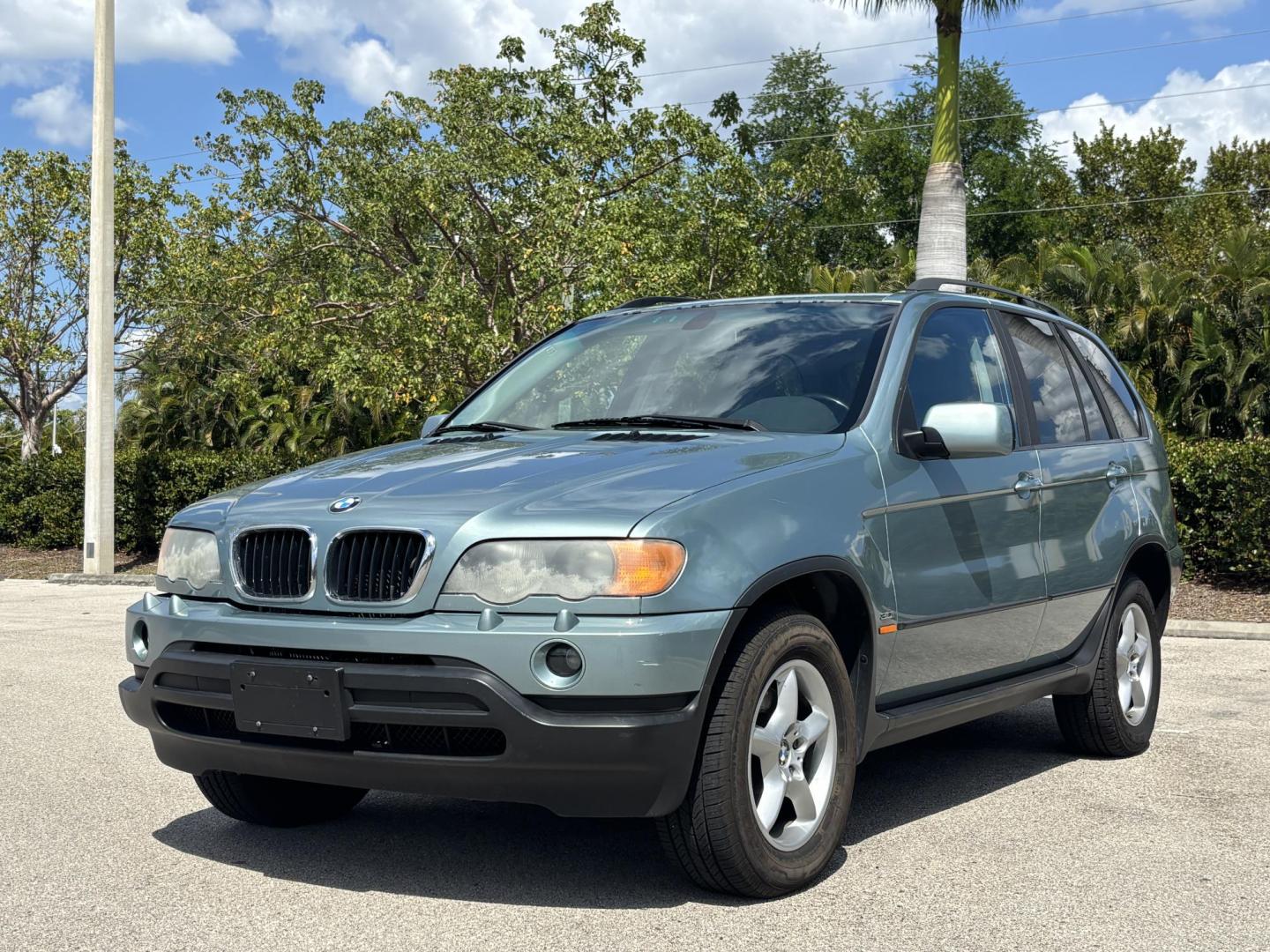 2002 BLUE /BLACK LEATHER BMW X5 3.0i (5UXFA535X2L) with an 3.0L L6 DOHC 24V engine, located at 11170 Summerlin Square Dr., Fort Myers Beach, FL, 33931, (239) 999-7777, 26.493546, -81.941628 - Photo#1