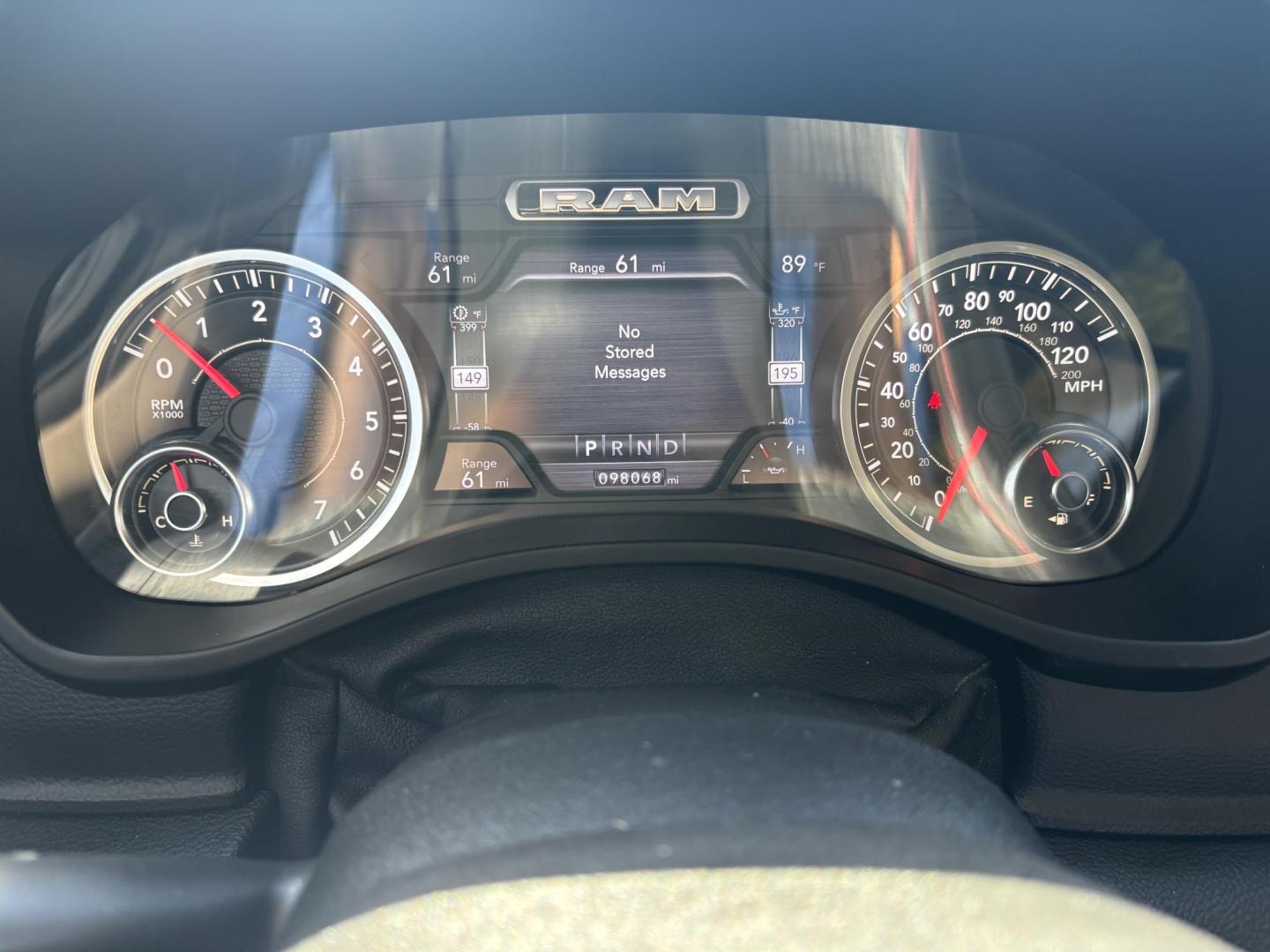 2019 SILVER /DIESEL GRAY RAM 1500 Big Horn Quad Cab 2WD (1C6RREBT1KN) with an 5.7L V8 Hemi engine, 8A transmission, located at 11170 Summerlin Square Dr., Fort Myers Beach, FL, 33931, (239) 999-7777, 26.493546, -81.941628 - Photo#27