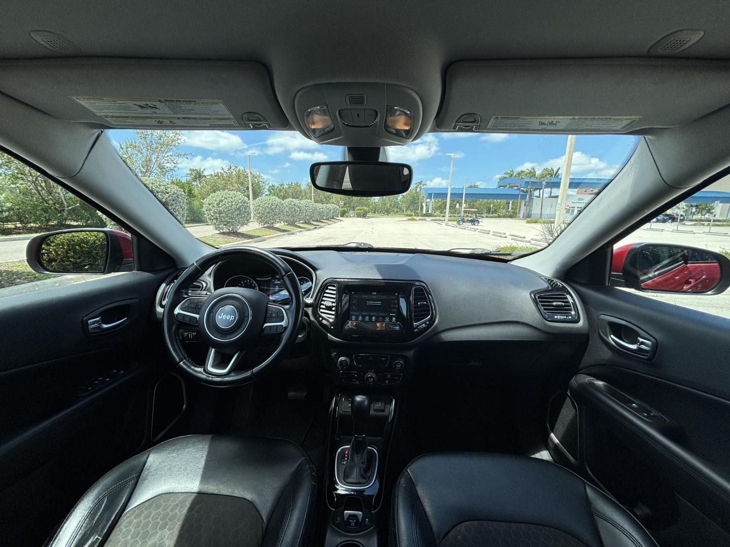 2020 RED /BLACK CLOTH Jeep Compass Altitude (3C4NJCBB6LT) with an 2.4L L4 DOHC 16V engine, located at 11170 Summerlin Square Dr., Fort Myers Beach, FL, 33931, (239) 999-7777, 26.493546, -81.941628 - Photo#9