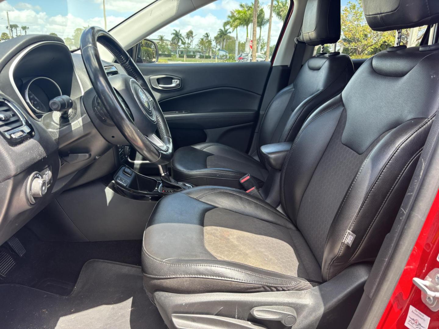 2020 RED /BLACK CLOTH Jeep Compass Altitude (3C4NJCBB6LT) with an 2.4L L4 DOHC 16V engine, located at 11170 Summerlin Square Dr., Fort Myers Beach, FL, 33931, (239) 999-7777, 26.493546, -81.941628 - Photo#10