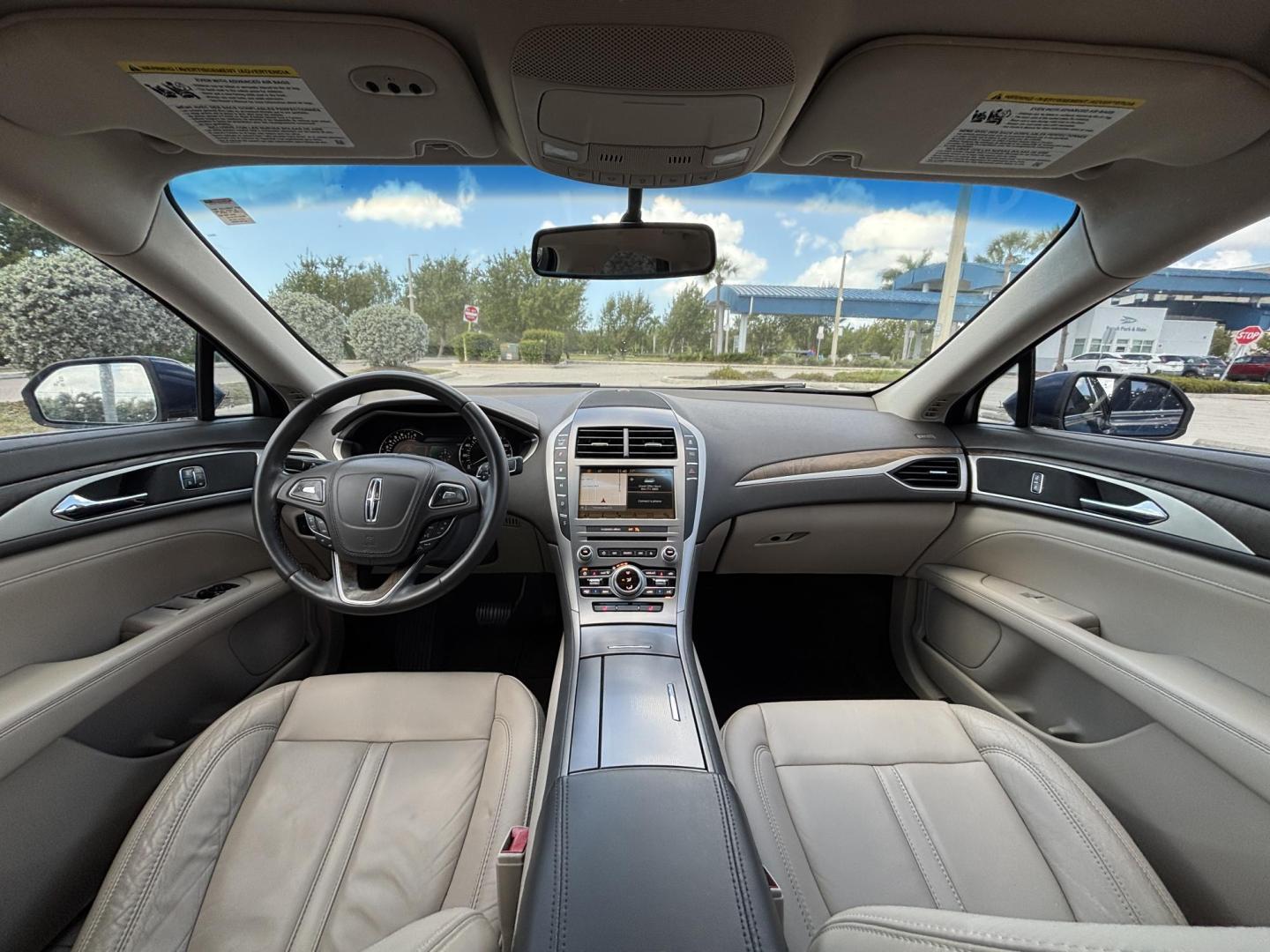 2017 BLUE Lincoln MKZ Select FWD (3LN6L5C98HR) with an 2.0L L4 DOHC 16V engine, 6A transmission, located at 11170 Summerlin Square Dr., Fort Myers Beach, FL, 33931, (239) 999-7777, 26.493546, -81.941628 - Photo#9