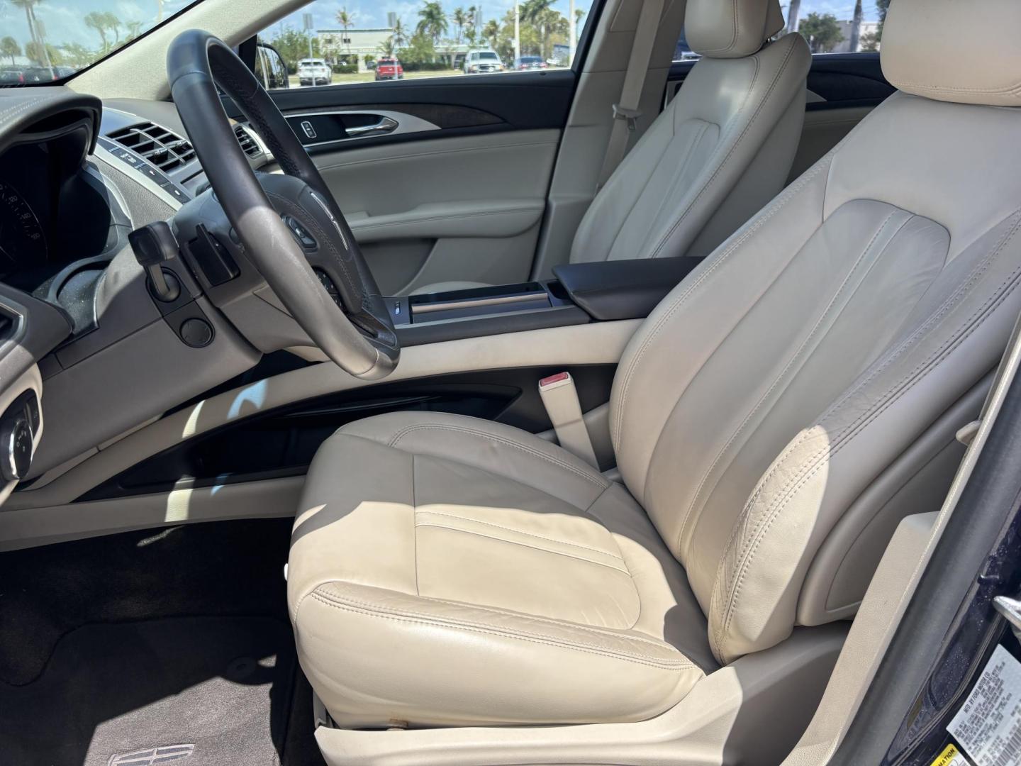 2017 BLUE Lincoln MKZ Select FWD (3LN6L5C98HR) with an 2.0L L4 DOHC 16V engine, 6A transmission, located at 11170 Summerlin Square Dr., Fort Myers Beach, FL, 33931, (239) 999-7777, 26.493546, -81.941628 - Photo#10