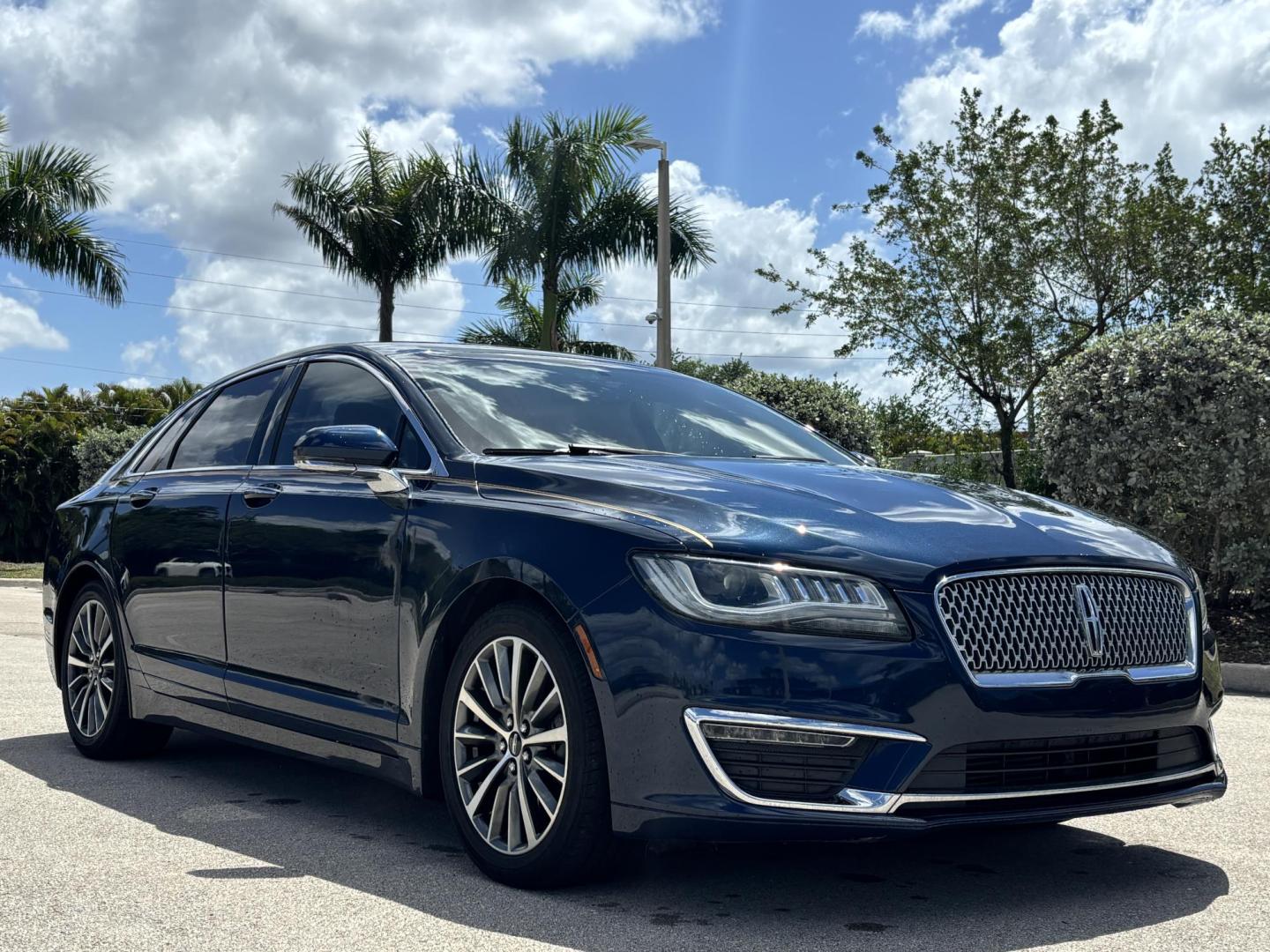 2017 BLUE Lincoln MKZ Select FWD (3LN6L5C98HR) with an 2.0L L4 DOHC 16V engine, 6A transmission, located at 11170 Summerlin Square Dr., Fort Myers Beach, FL, 33931, (239) 999-7777, 26.493546, -81.941628 - Photo#3