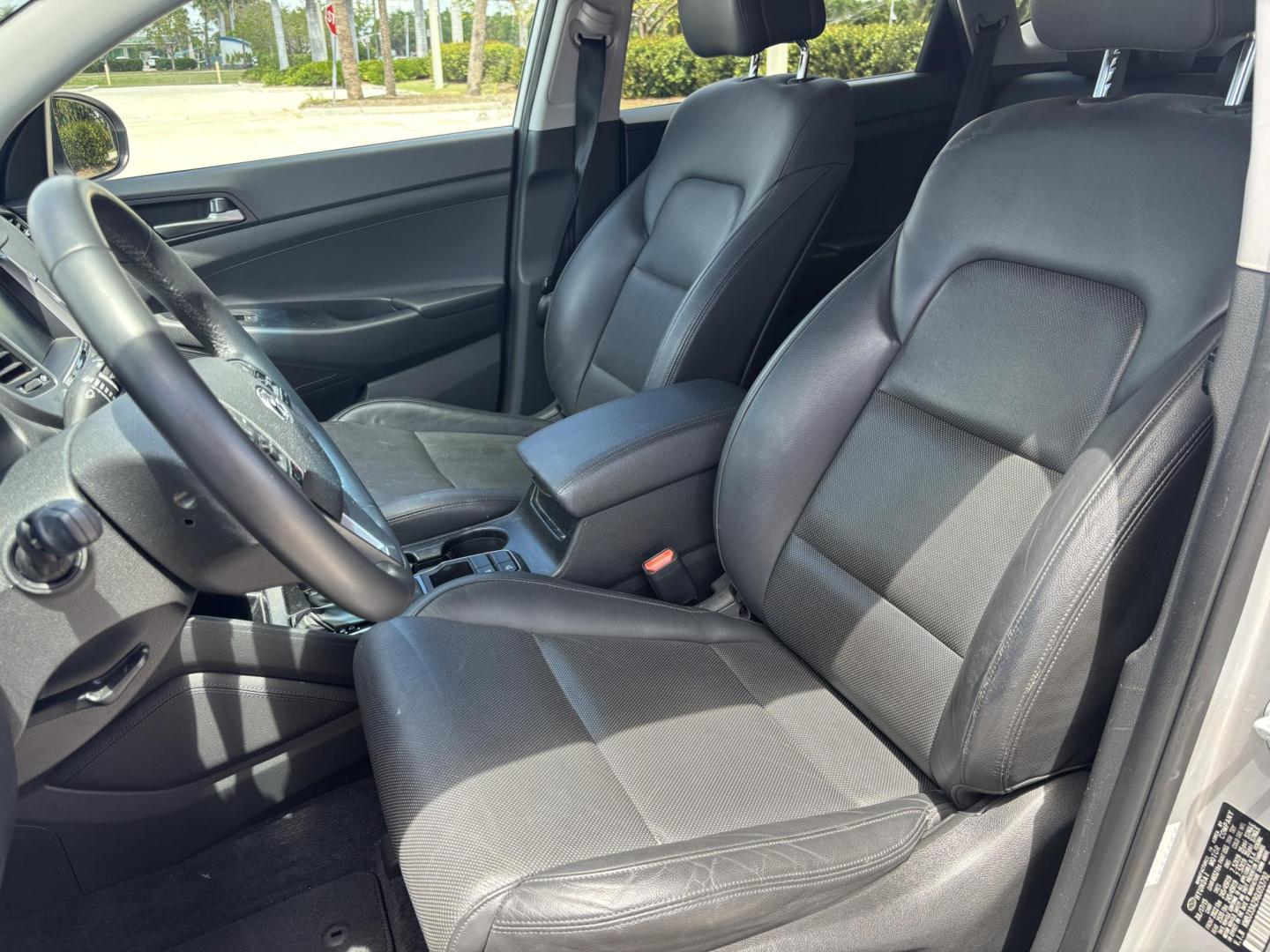 2016 SILVER /BLACK CLOTH Hyundai Tucson Eco (KM8J33A29GU) with an 1.6L L4 DOHC 16V engine, 7A transmission, located at 11170 Summerlin Square Dr., Fort Myers Beach, FL, 33931, (239) 999-7777, 26.493546, -81.941628 - Take a look at this practical and stylish 2016 Hyundai Tucson — a great combination of comfort, efficiency, and everyday versatility. This Tucson is perfect for anyone needing a reliable SUV with great fuel economy and easy drivability. Its compact size makes it simple to maneuver around town, - Photo#10