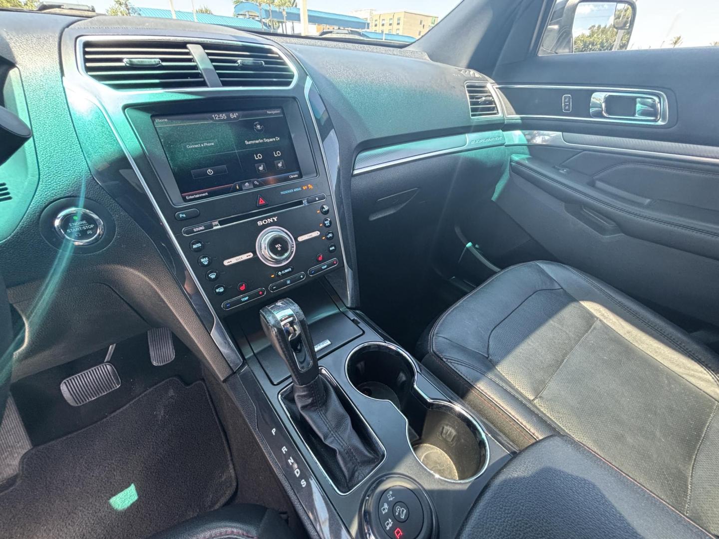 2016 SILVER /BLACK LEATHER Ford Explorer Sport 4WD (1FM5K8GT1GG) with an 3.5L V6 DOHC 24V engine, 6-Speed Automatic transmission, located at 11170 Summerlin Square Dr., Fort Myers Beach, FL, 33931, (239) 999-7777, 26.493546, -81.941628 - Check out this versatile and family-ready 2016 Ford Explorer Sport 4WD — the perfect combination of space, comfort, and capability. This Explorer is built to handle everything from daily driving to weekend getaways. With seating for up to seven, it’s ideal for families, road trips, or anyone - Photo#15