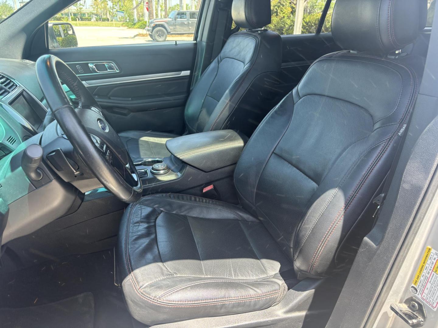 2016 SILVER /BLACK LEATHER Ford Explorer Sport 4WD (1FM5K8GT1GG) with an 3.5L V6 DOHC 24V engine, 6-Speed Automatic transmission, located at 11170 Summerlin Square Dr., Fort Myers Beach, FL, 33931, (239) 999-7777, 26.493546, -81.941628 - Check out this versatile and family-ready 2016 Ford Explorer Sport 4WD — the perfect combination of space, comfort, and capability. This Explorer is built to handle everything from daily driving to weekend getaways. With seating for up to seven, it’s ideal for families, road trips, or anyone - Photo#13